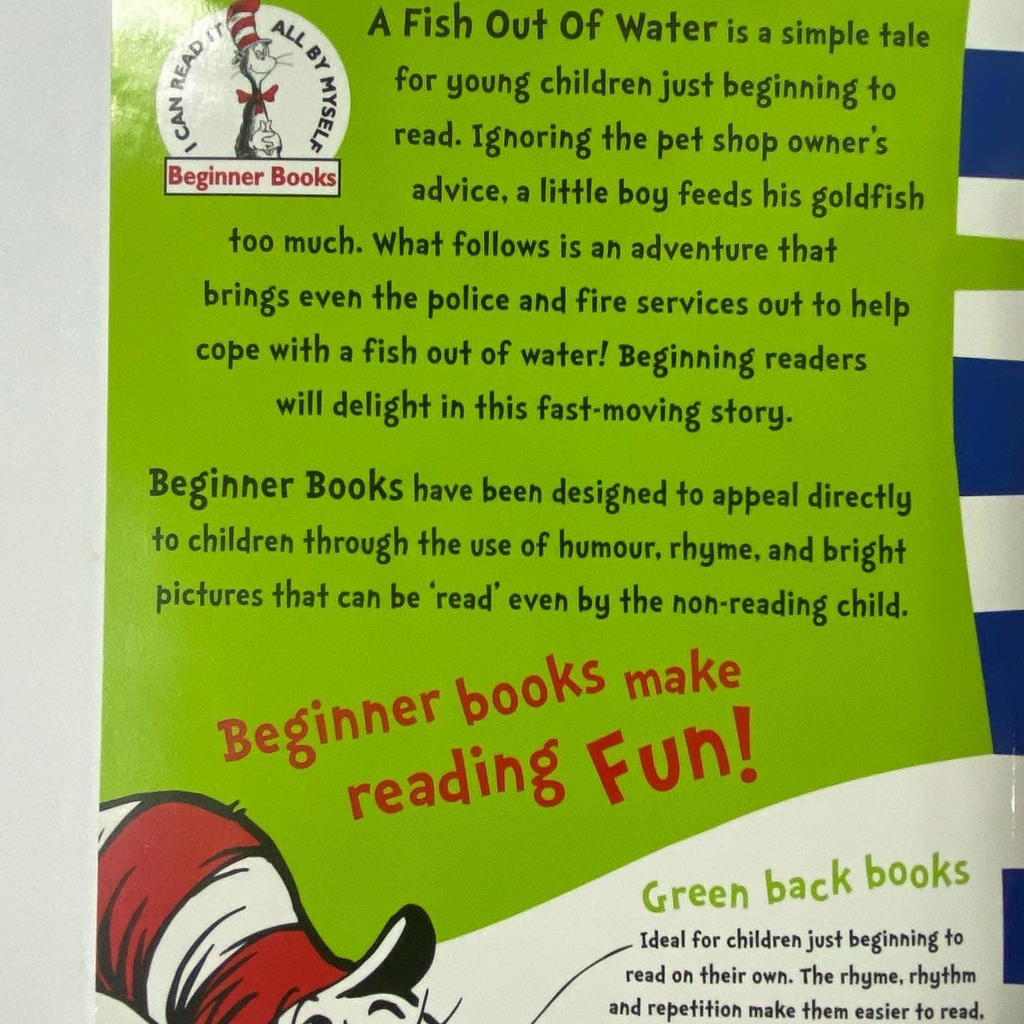 I Can Read It All By Myself Beginner Books - A Fish Out of Water - Spectrawide Bookstore