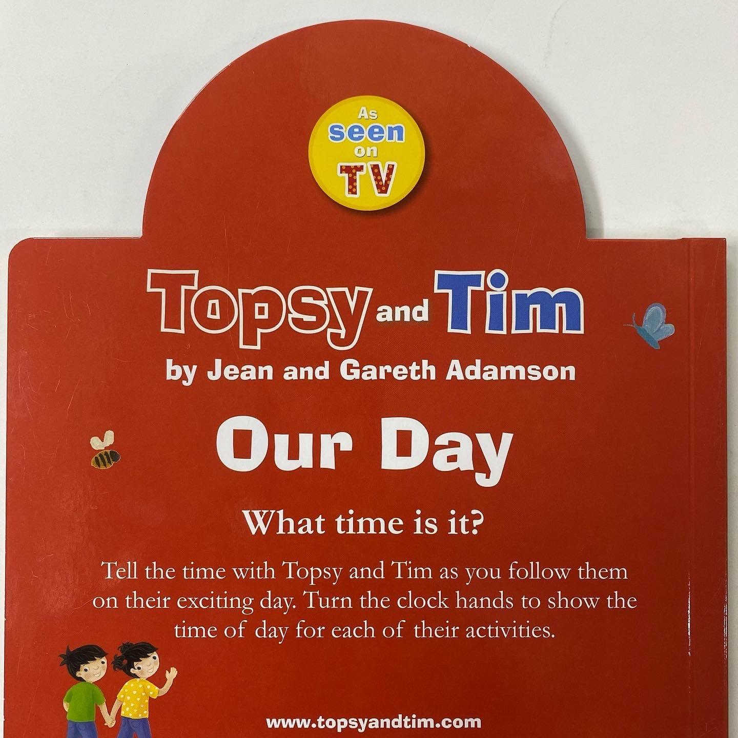 Topsy and Tim: Our Day Clock Book - Spectrawide Bookstore