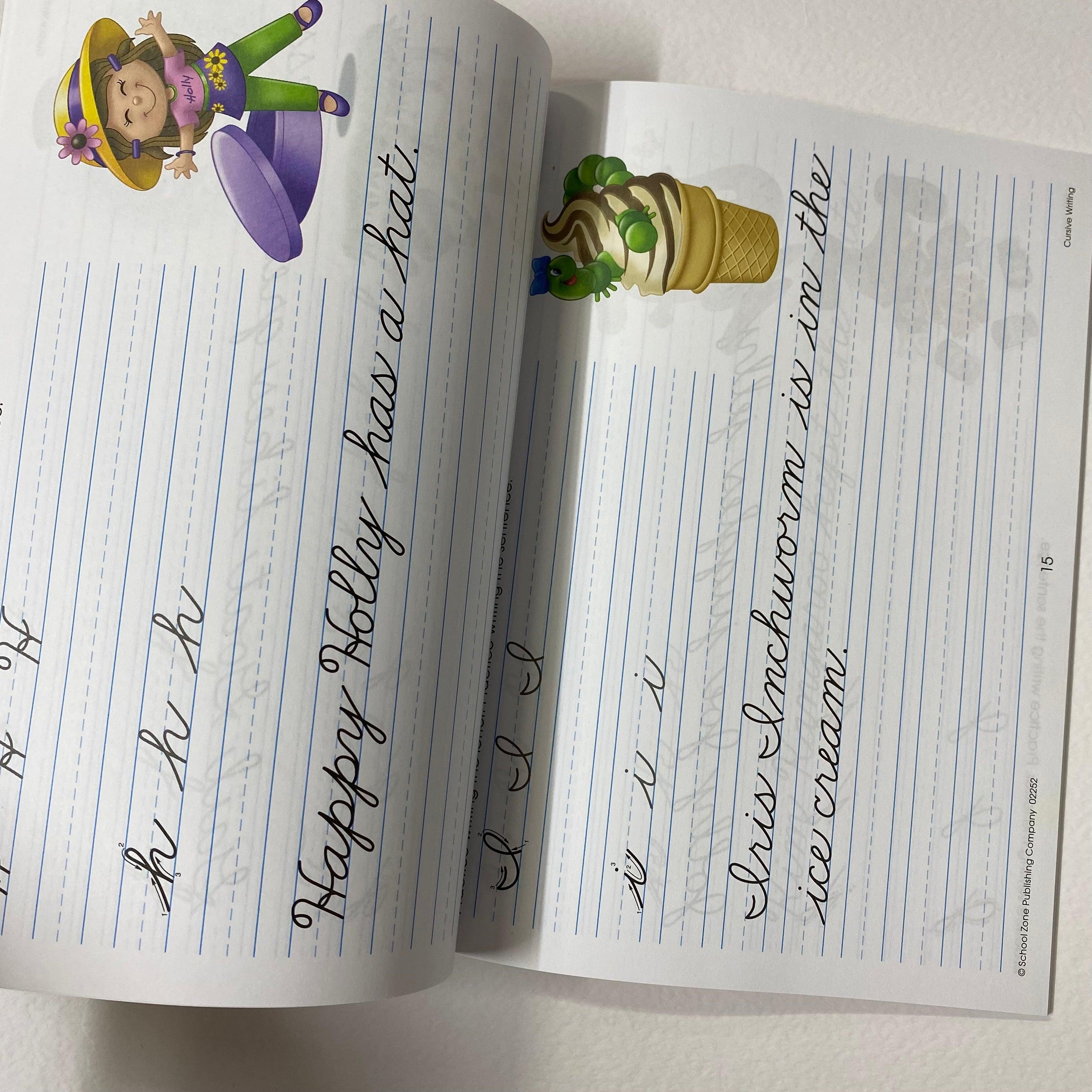 School Zone An I Know It! Book Cursive Writing Ages 8-10 - Spectrawide Bookstore