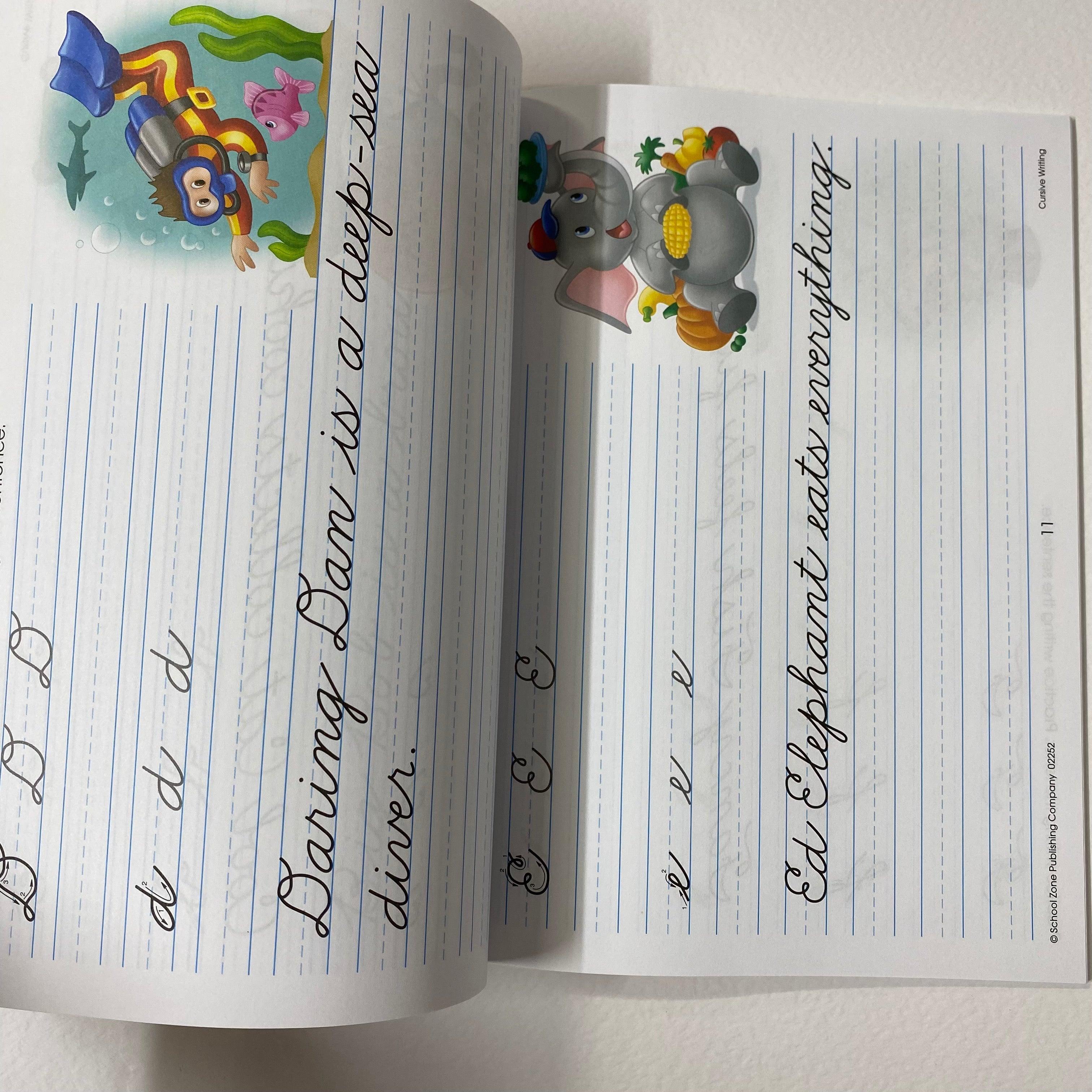 School Zone An I Know It! Book Cursive Writing Ages 8-10 - Spectrawide Bookstore
