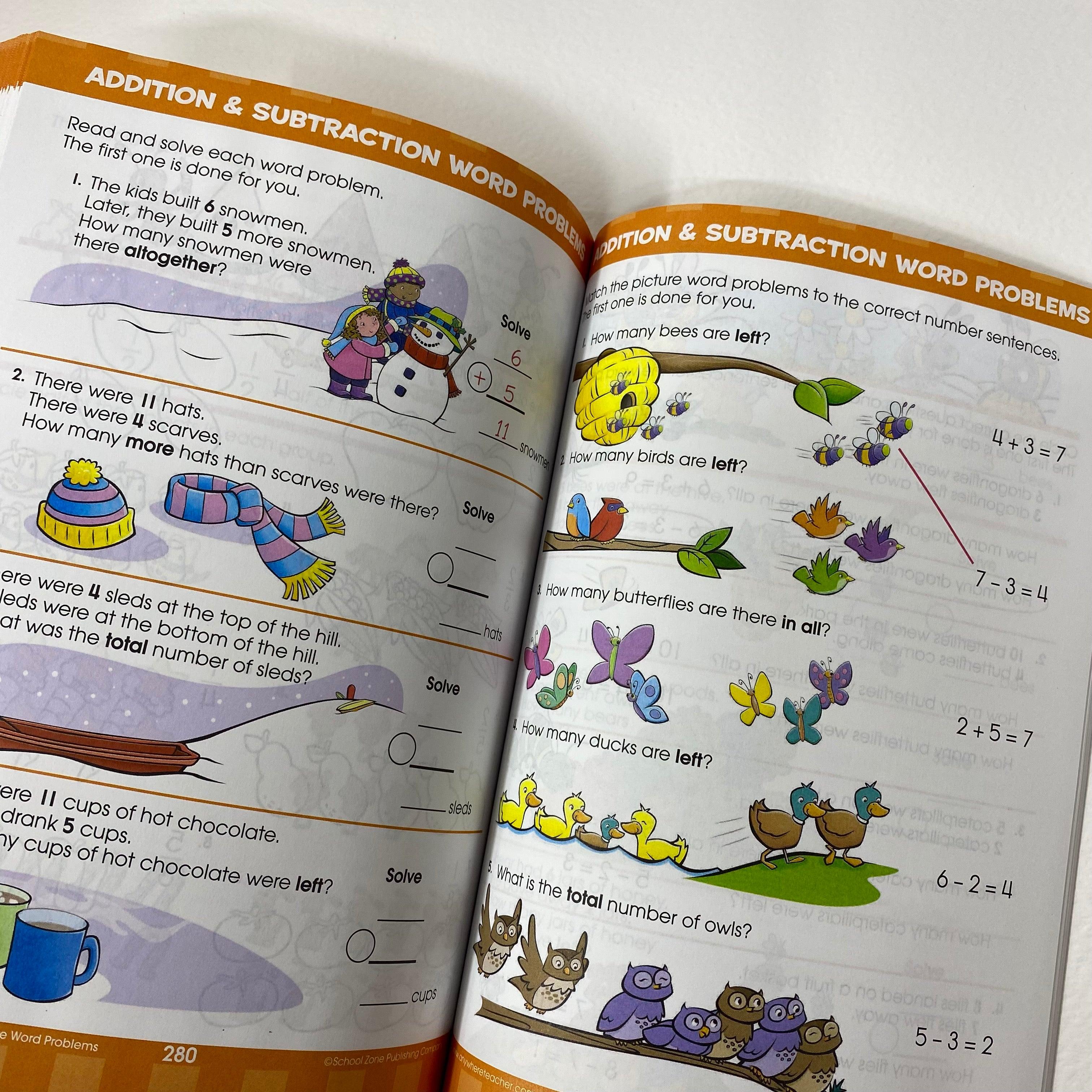 School Zone Big First Grade Workbook - Spectrawide Bookstore