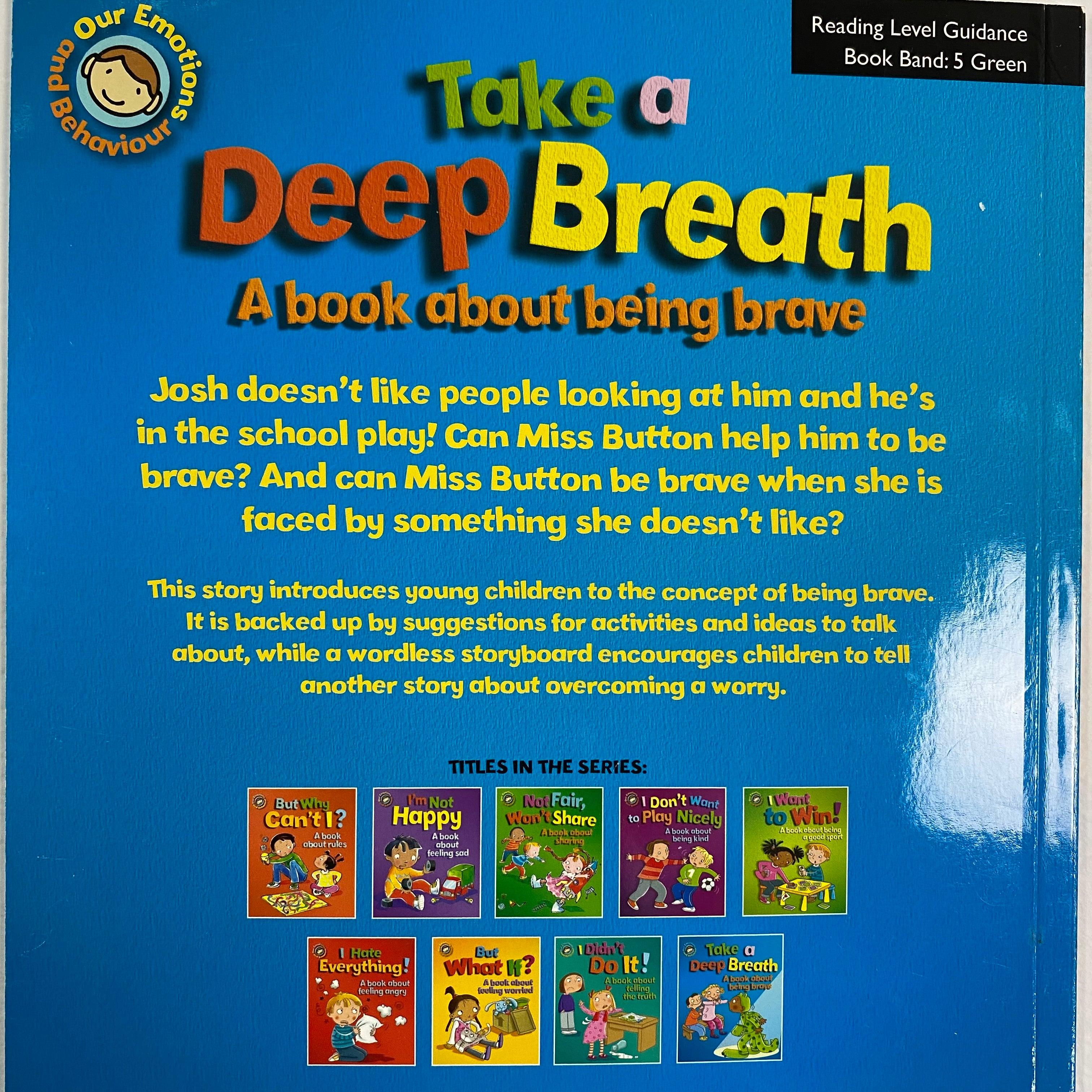 Take a Deep Breath - A book about being brave - Spectrawide Bookstore