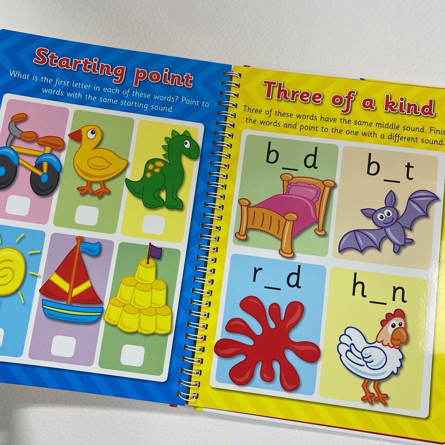 WIPE CLEAN BIND UP 4+ - EARLY LEARNING (WITH PEN) - Spectrawide Bookstore