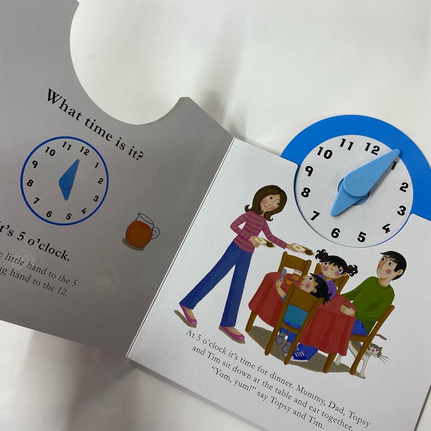 Topsy and Tim: Our Day Clock Book - Spectrawide Bookstore