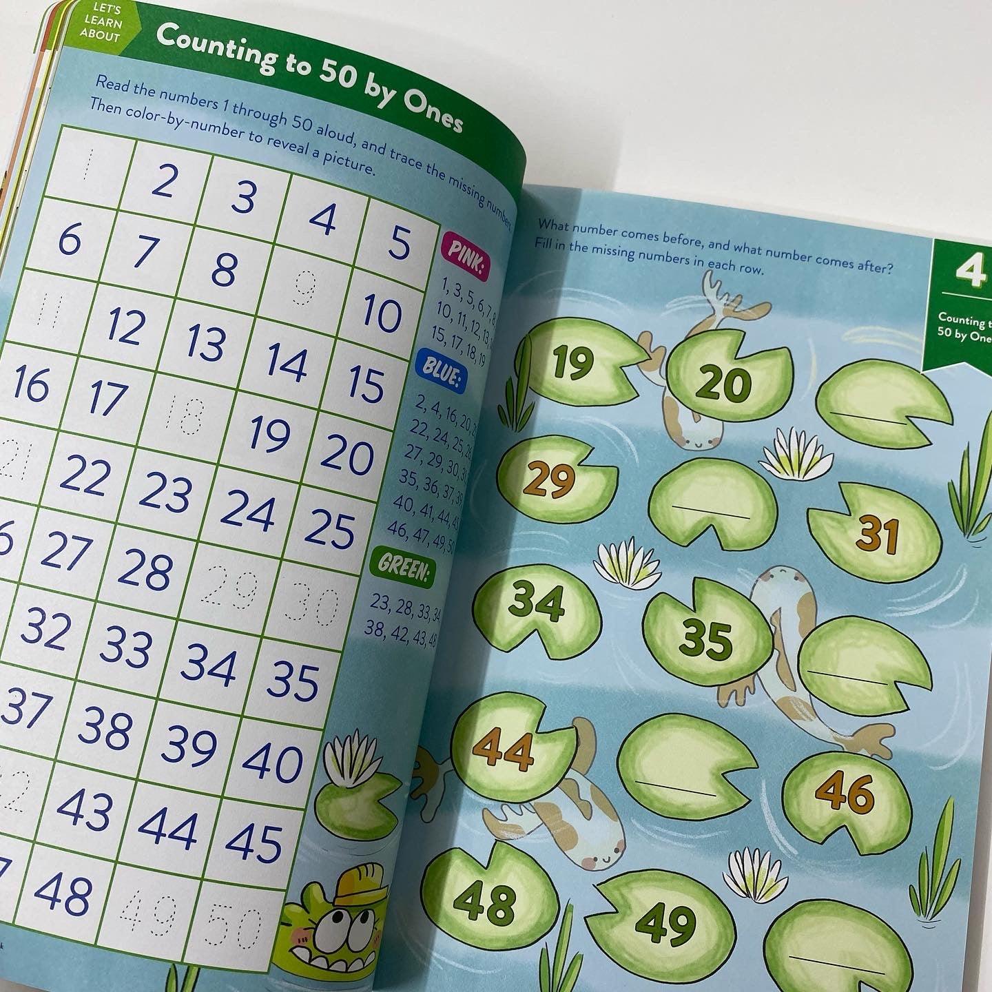 TinkerActive Math Workbook - Kindergarten Ages 5-6 - Spectrawide Bookstore