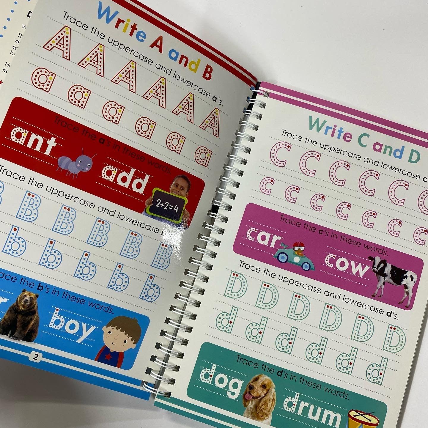 Scholastic Early Learners-ABC 123 Write and Wipe Flip Book - Spectrawide Bookstore