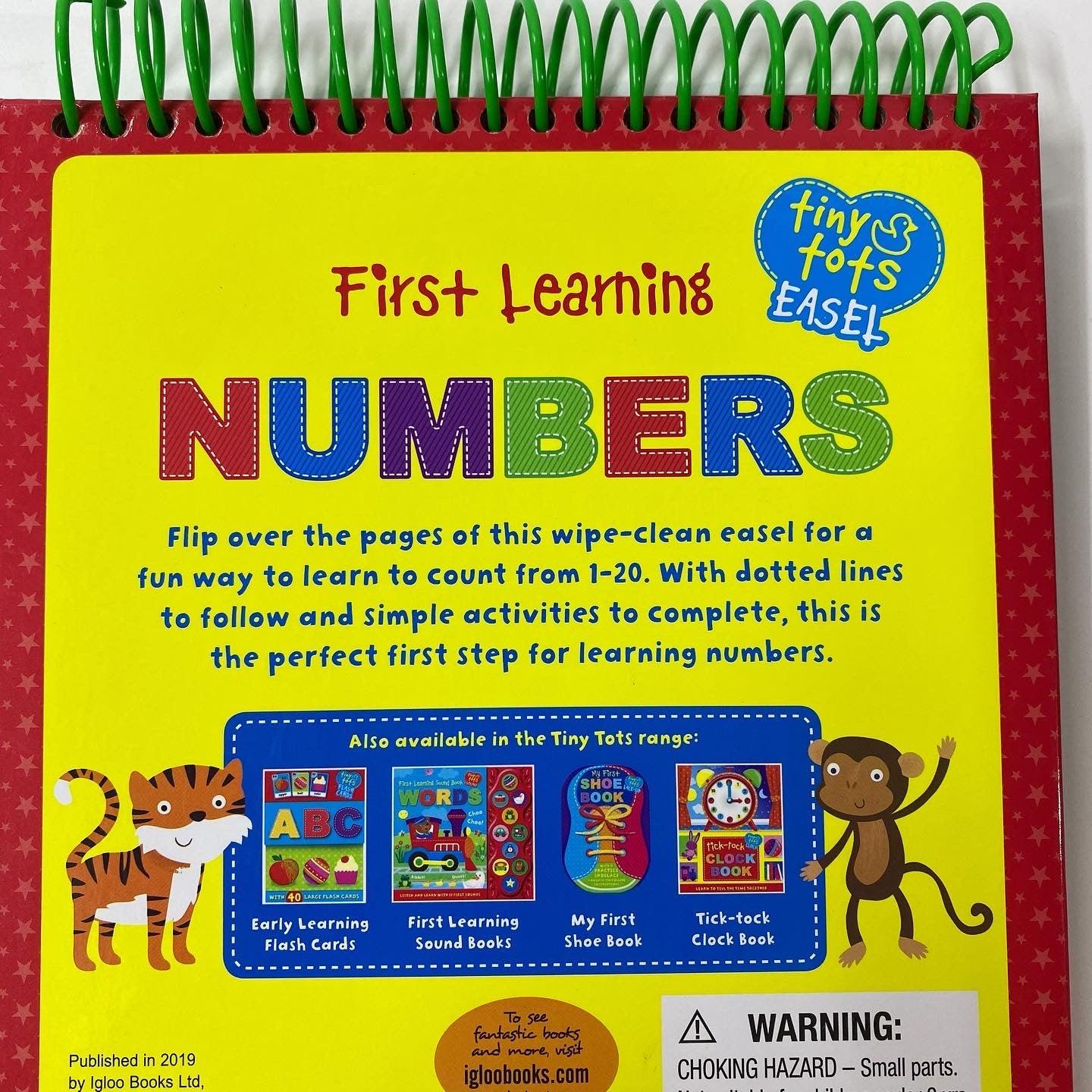 First Learning Numbers - Tiny Tots Easels - Spectrawide Bookstore