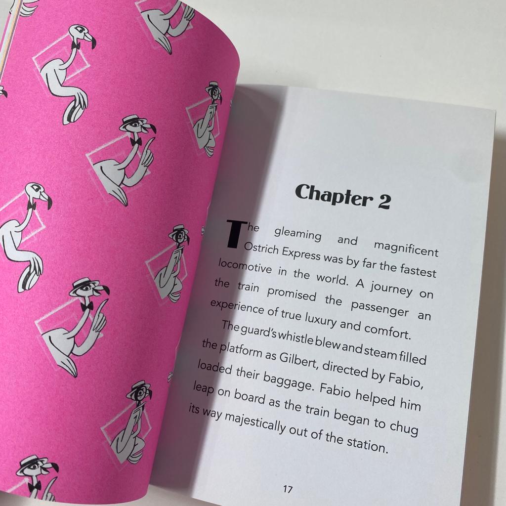 Fabio The World's Greatest Flamingo Detective - Mystery on the Ostrich Express - Spectrawide Bookstore