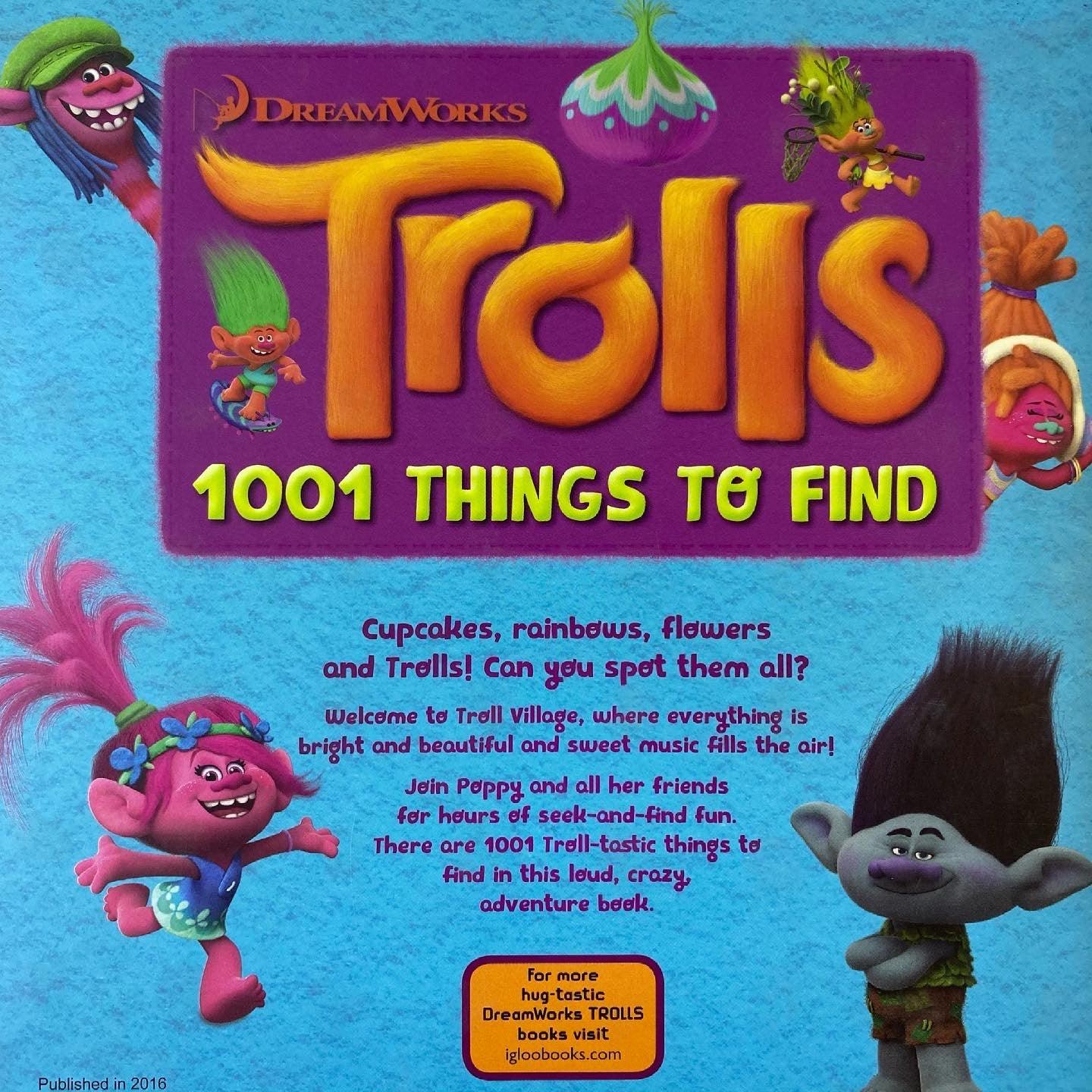 Trolls 1001 Things to Find - Spectrawide Bookstore