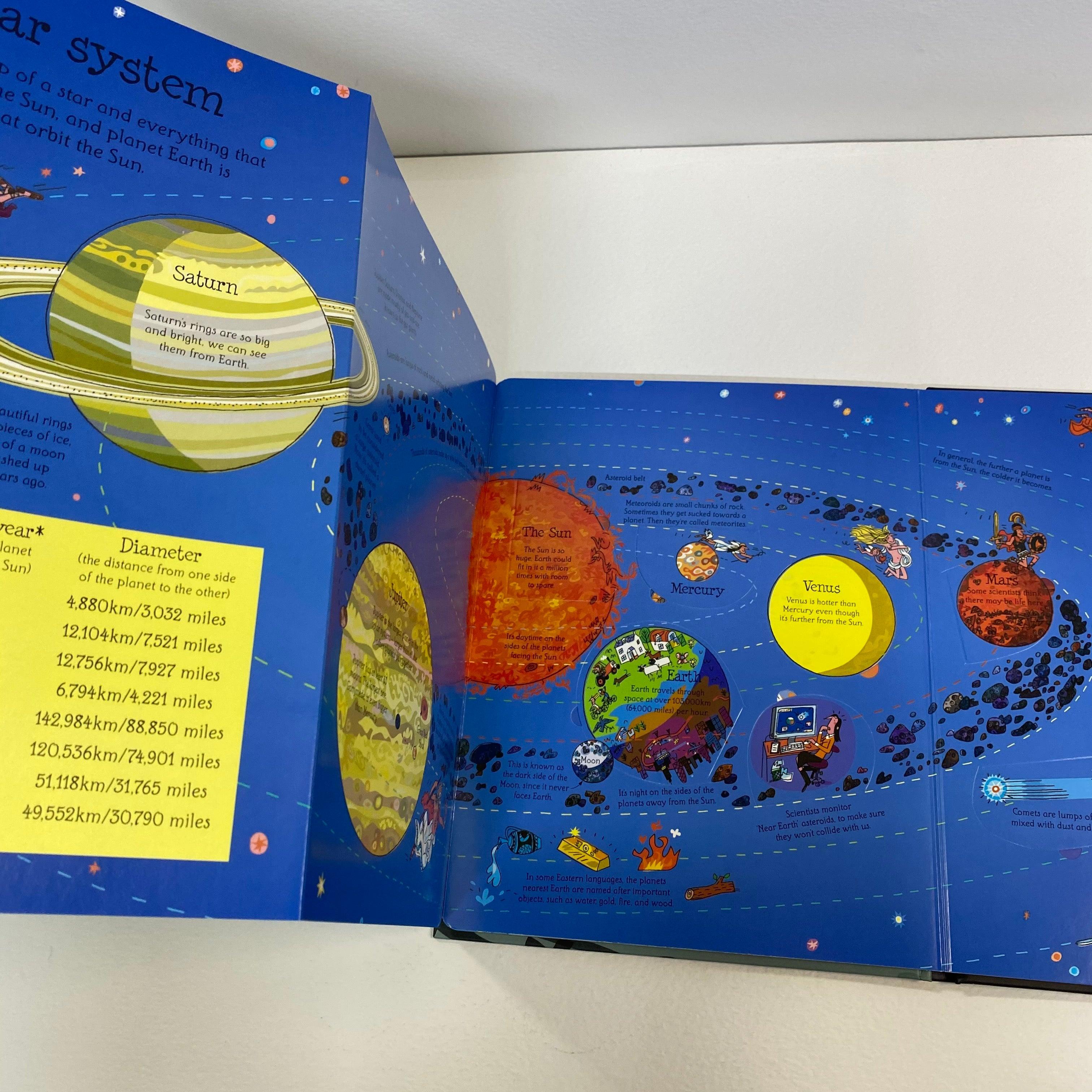 USBORNE - See Inside Space - Flap Book - Spectrawide Bookstore