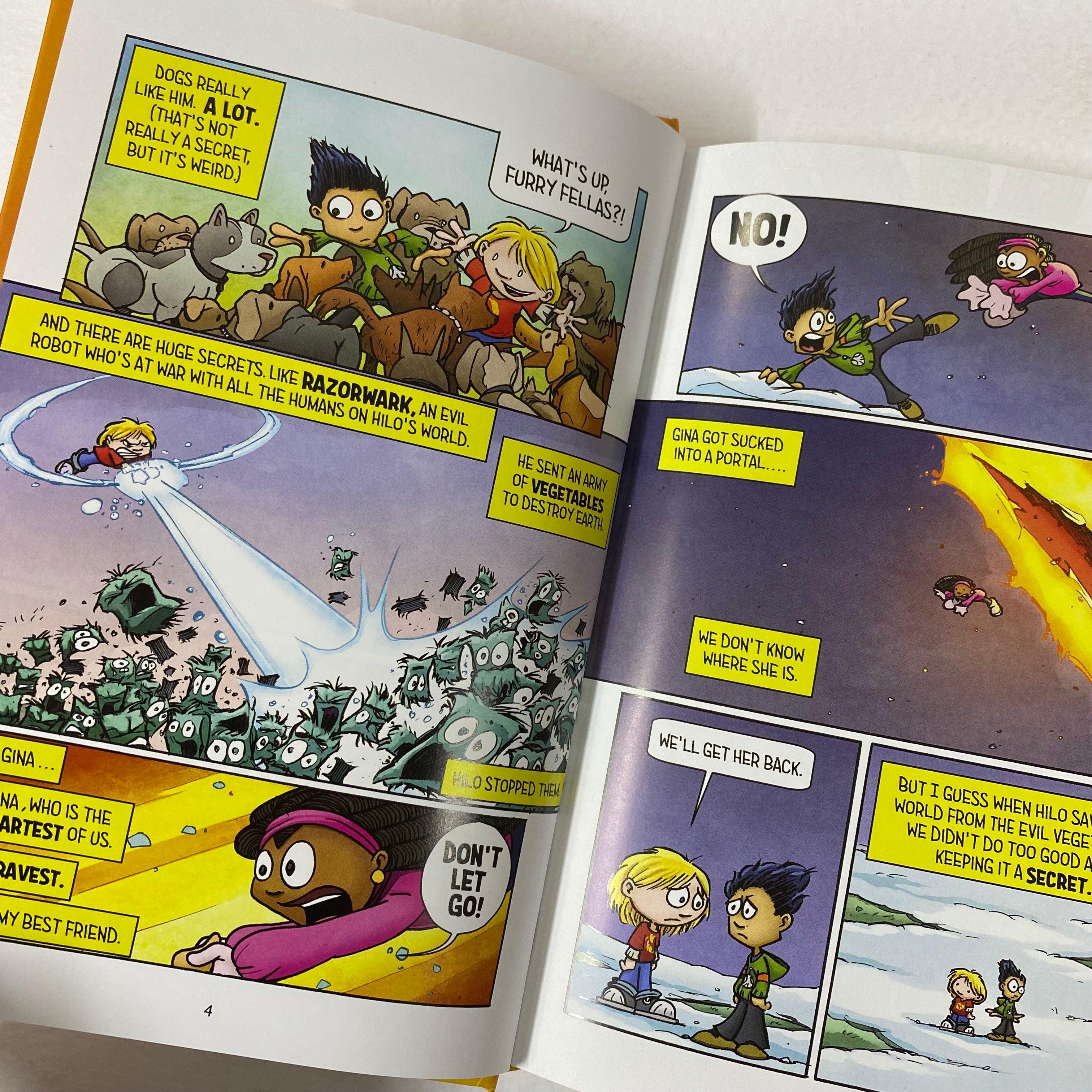 Hilo #1 - The Boy Who Crashed To Earth (Graphic Novel) - Spectrawide Bookstore