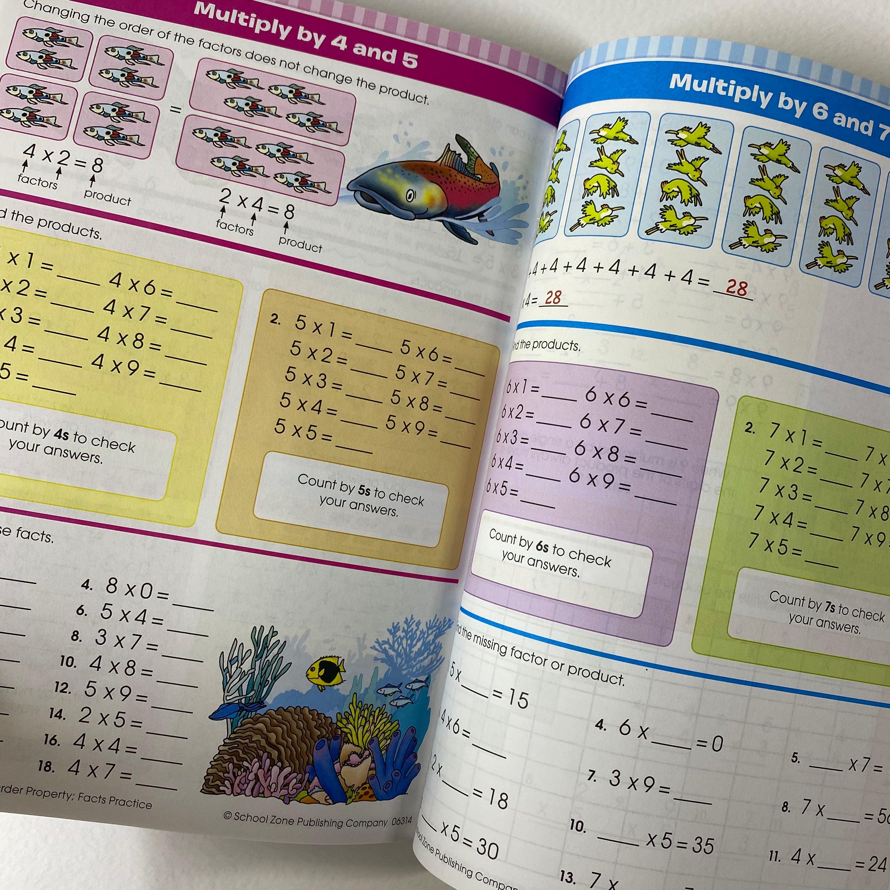 School Zone Big Third Grade Workbook Ages 8-9 - Spectrawide Bookstore