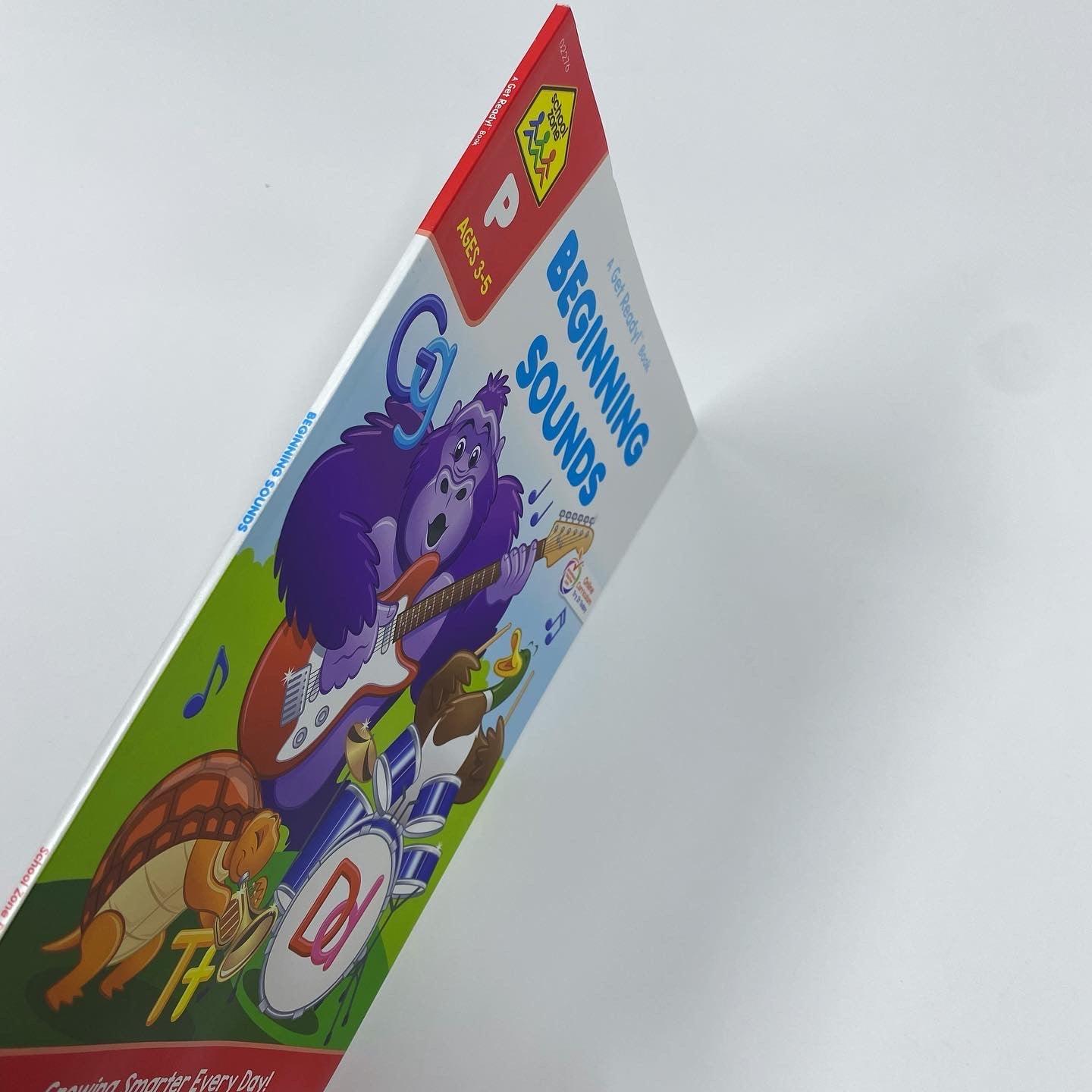 School Zone A Get Ready! Book Beginning Sounds Ages 3-5 - Spectrawide Bookstore