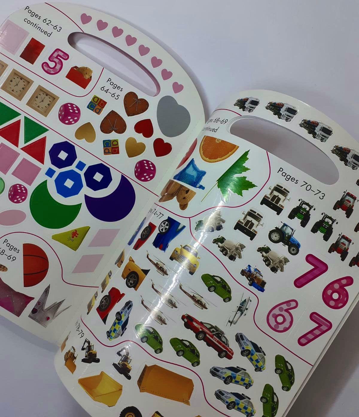 Learn on the Go Sticker Workbook Pretty Pink - Spectrawide Bookstore