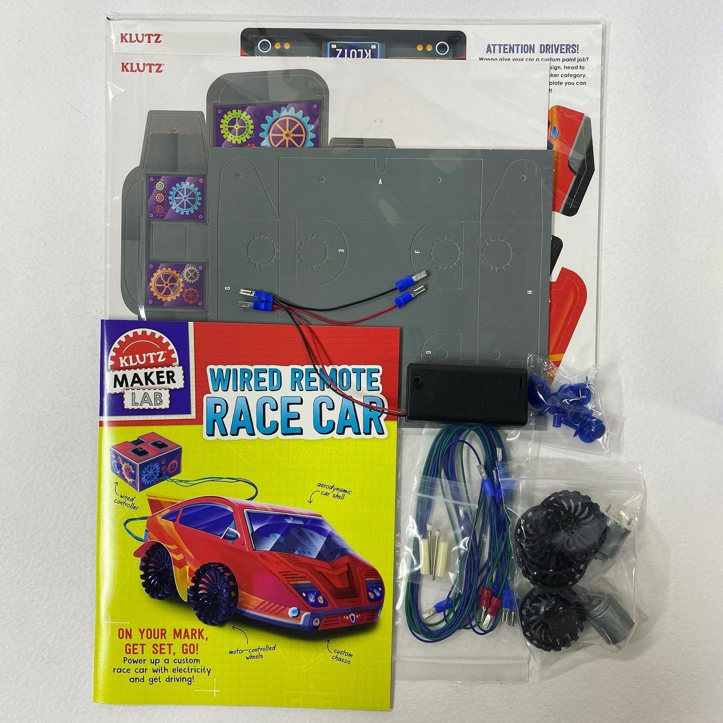 WIRED REMOTE RACE CAR Book & Maker Kit - Spectrawide Bookstore