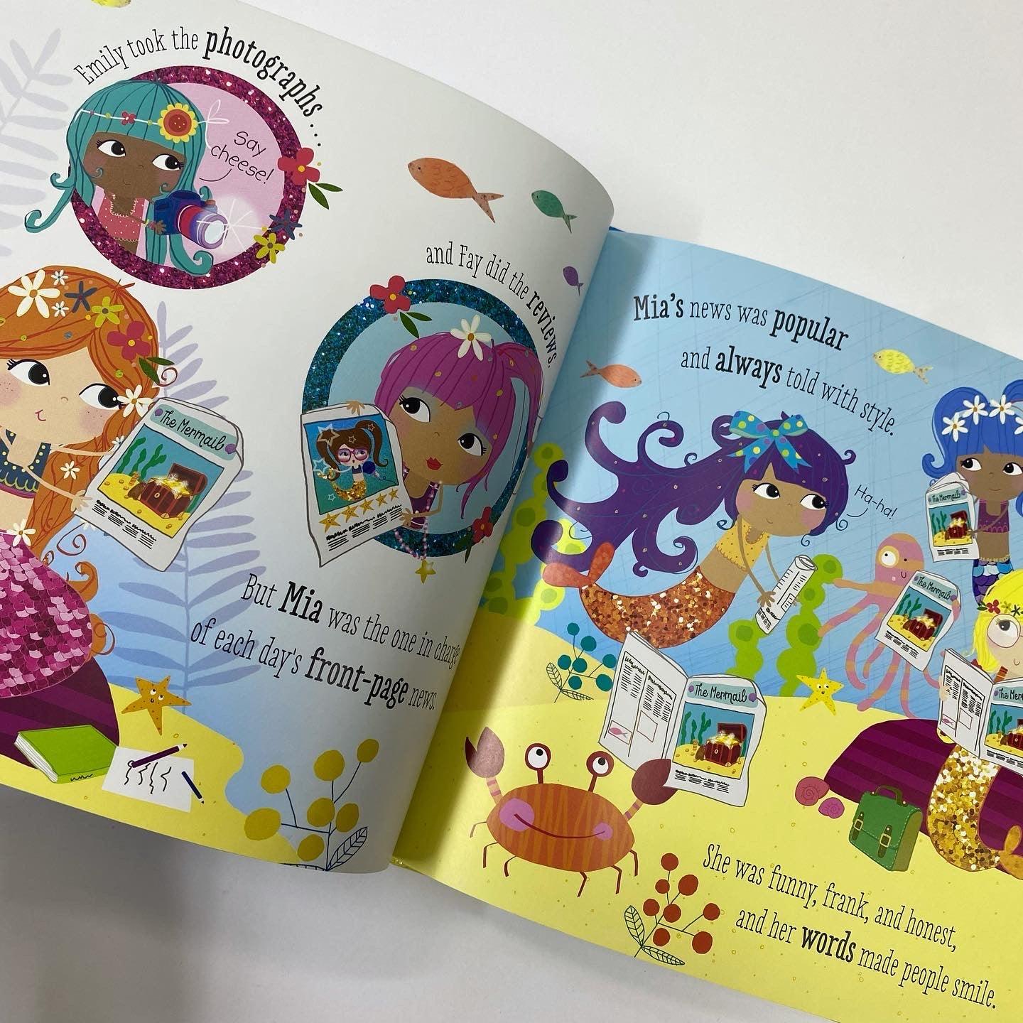 Mermaid Mia and the Royal Visit - With Two-Way Sequins! - Spectrawide Bookstore