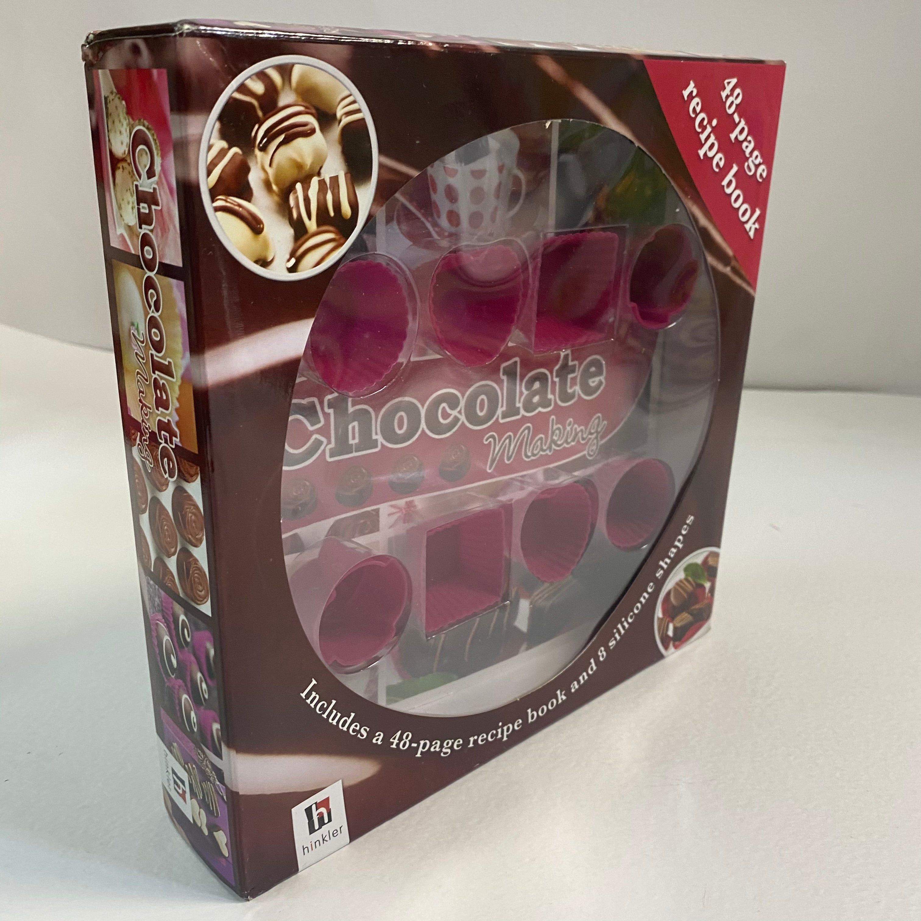 Chocolate Making - Includes a 48 Page Recipe book and 8 Silicone Shapes - Spectrawide Bookstore