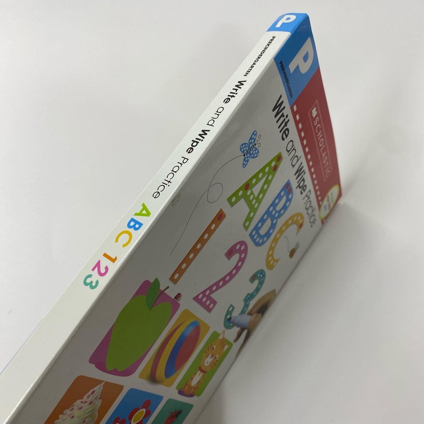 Scholastic Early Learners-ABC 123 Write and Wipe Flip Book - Spectrawide Bookstore