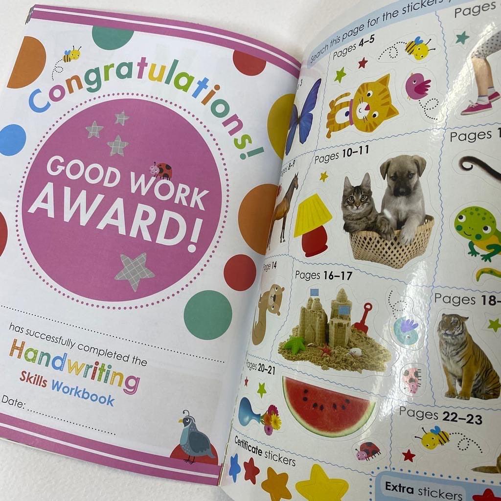 Skills Workbook - Handwriting Kindergarten Workbook-Scholastic Early Learners - Spectrawide Bookstore