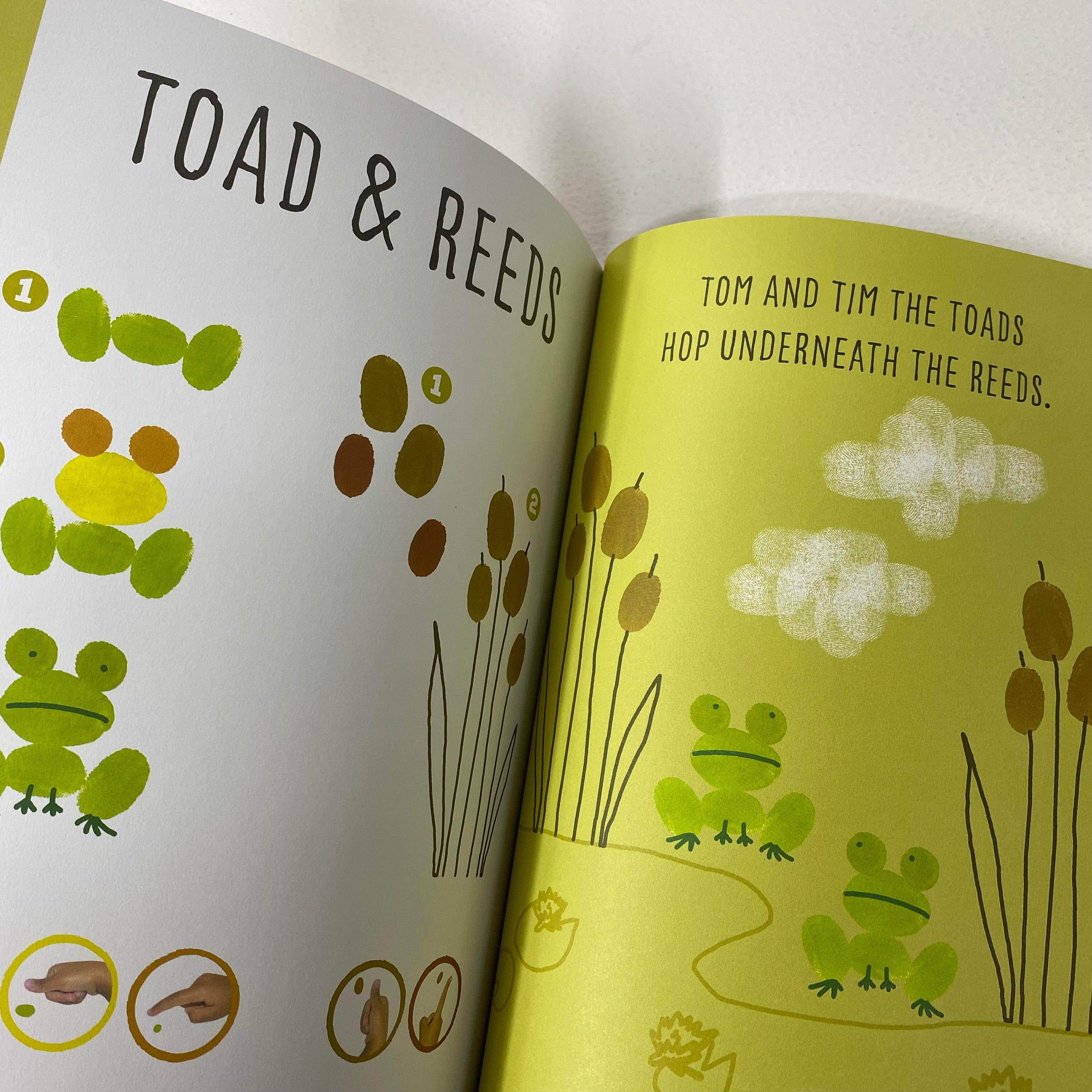 Fingerprint & Draw: On the Farm - Draw & paint more than 30 cool fingerprint and thumbprint masterpieces - Spectrawide Bookstore