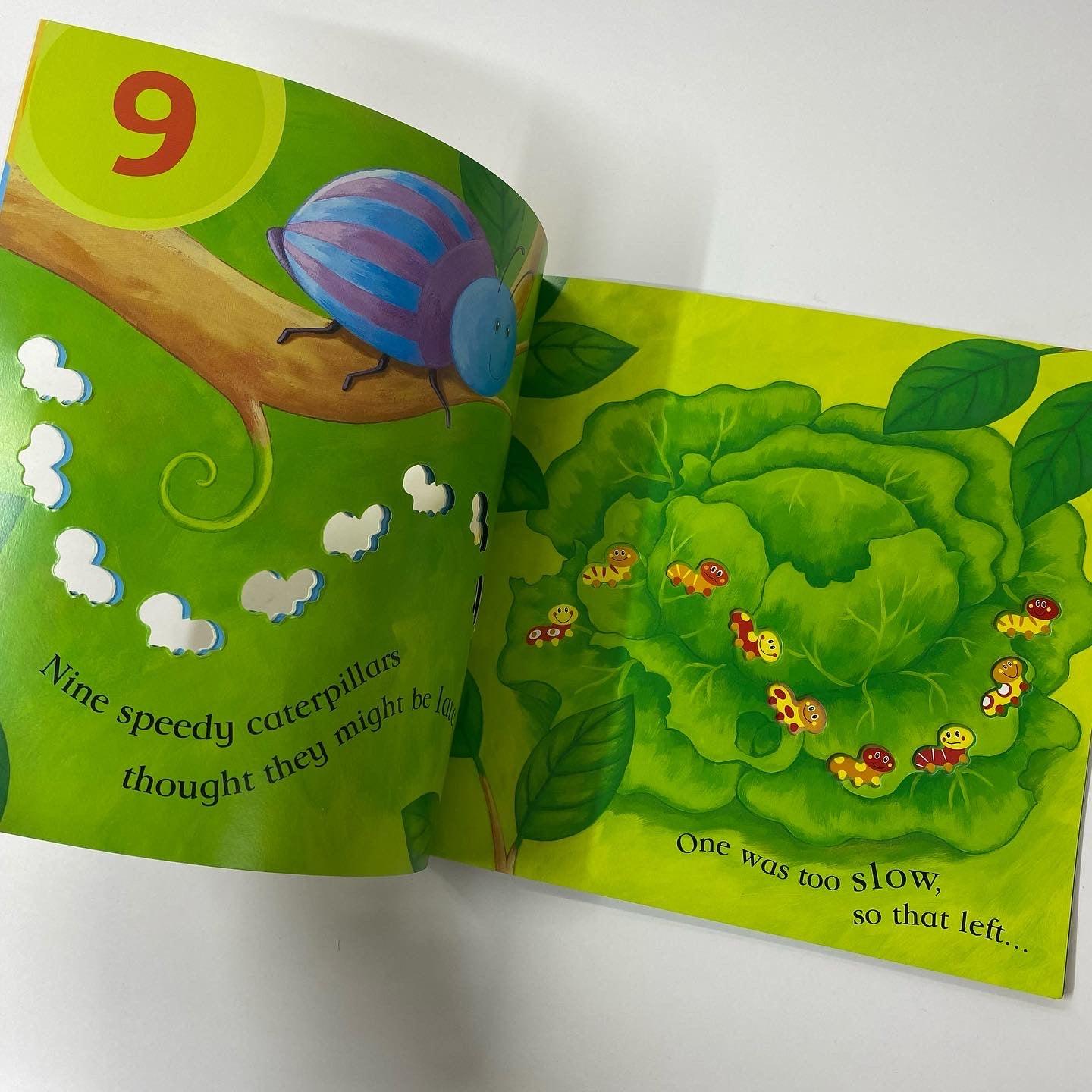 Ten Wriggly, Wiggly Caterpillars - Spectrawide Bookstore