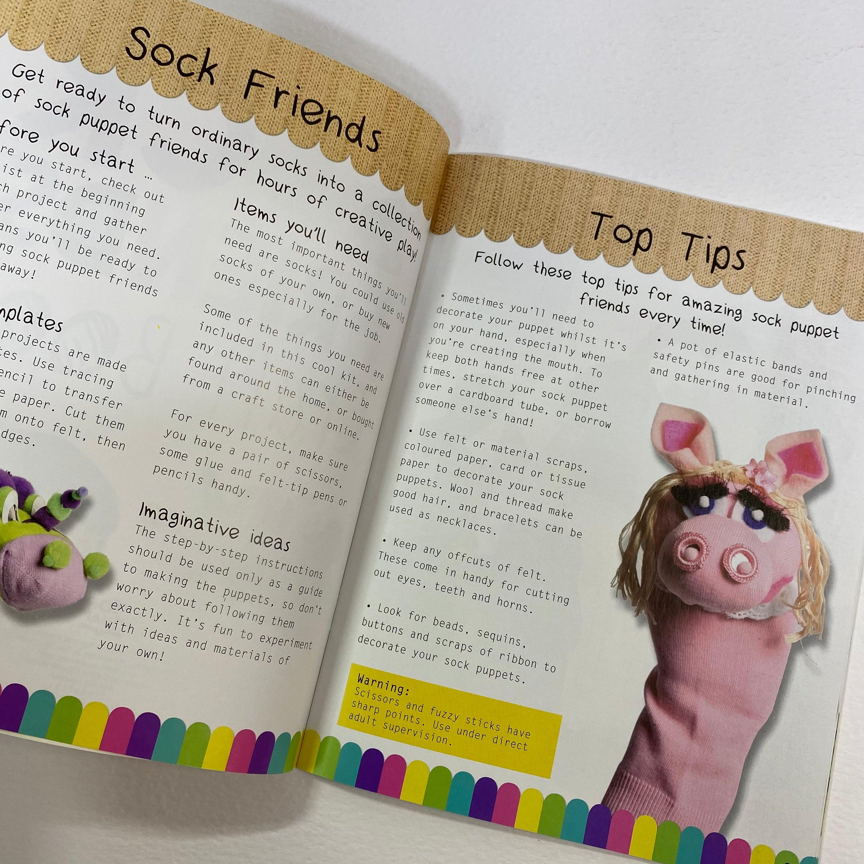 Make & Create Sock Friends - Craft Kit - Spectrawide Bookstore