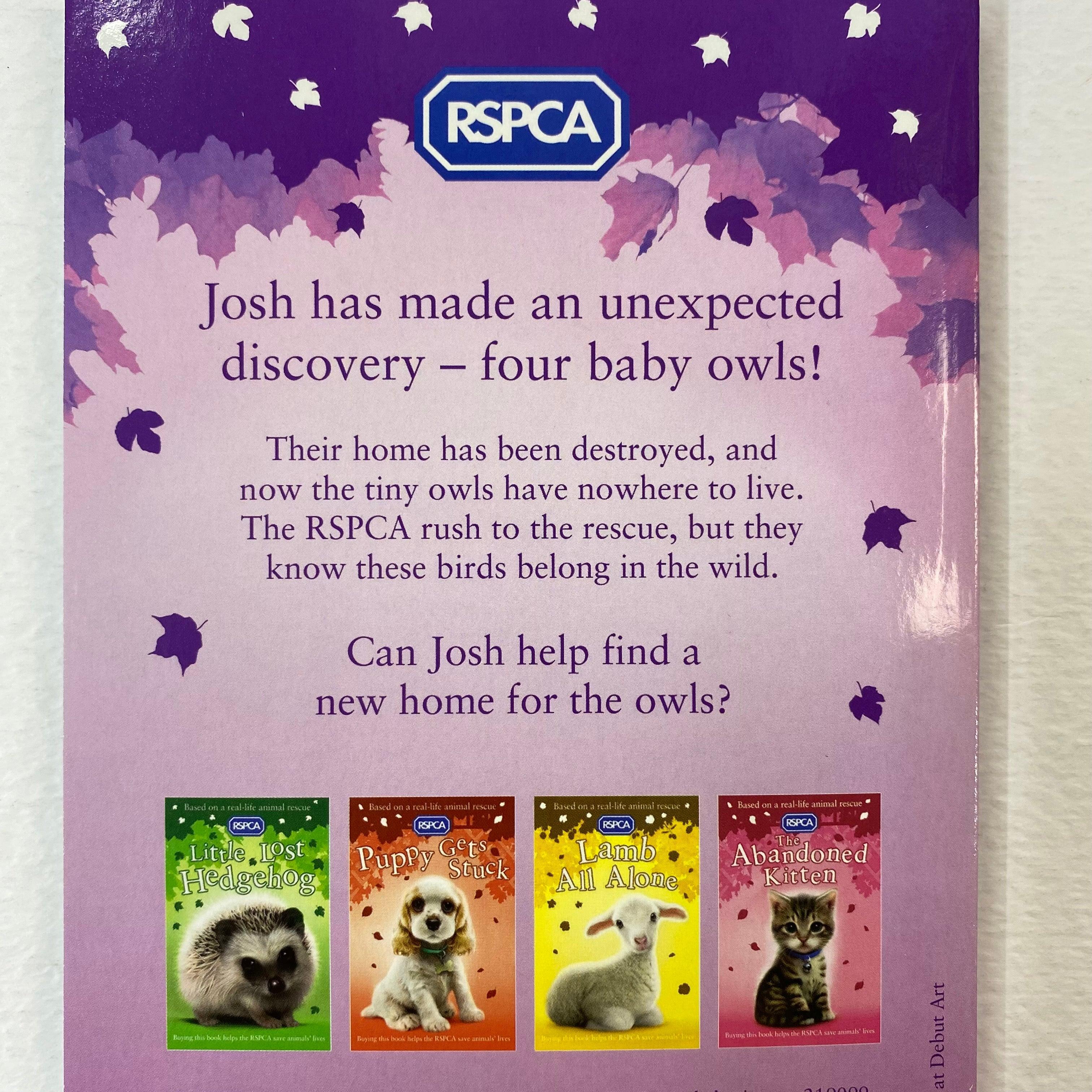 RSPCA Animal Rescue - Little Owl Needs a Home - Spectrawide Bookstore