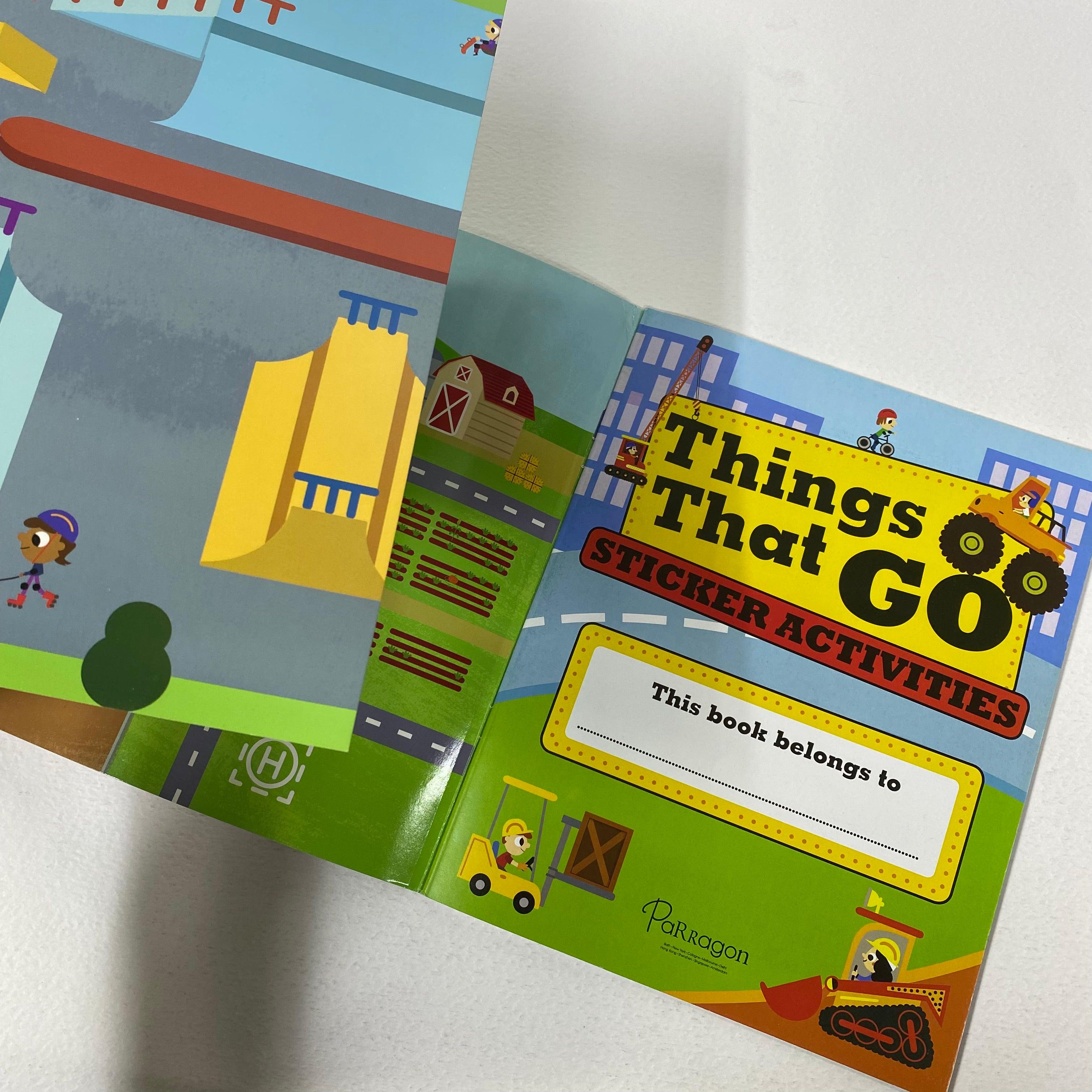Over 500 Stickers! - Things That Go - Sticker Activities - Spectrawide Bookstore