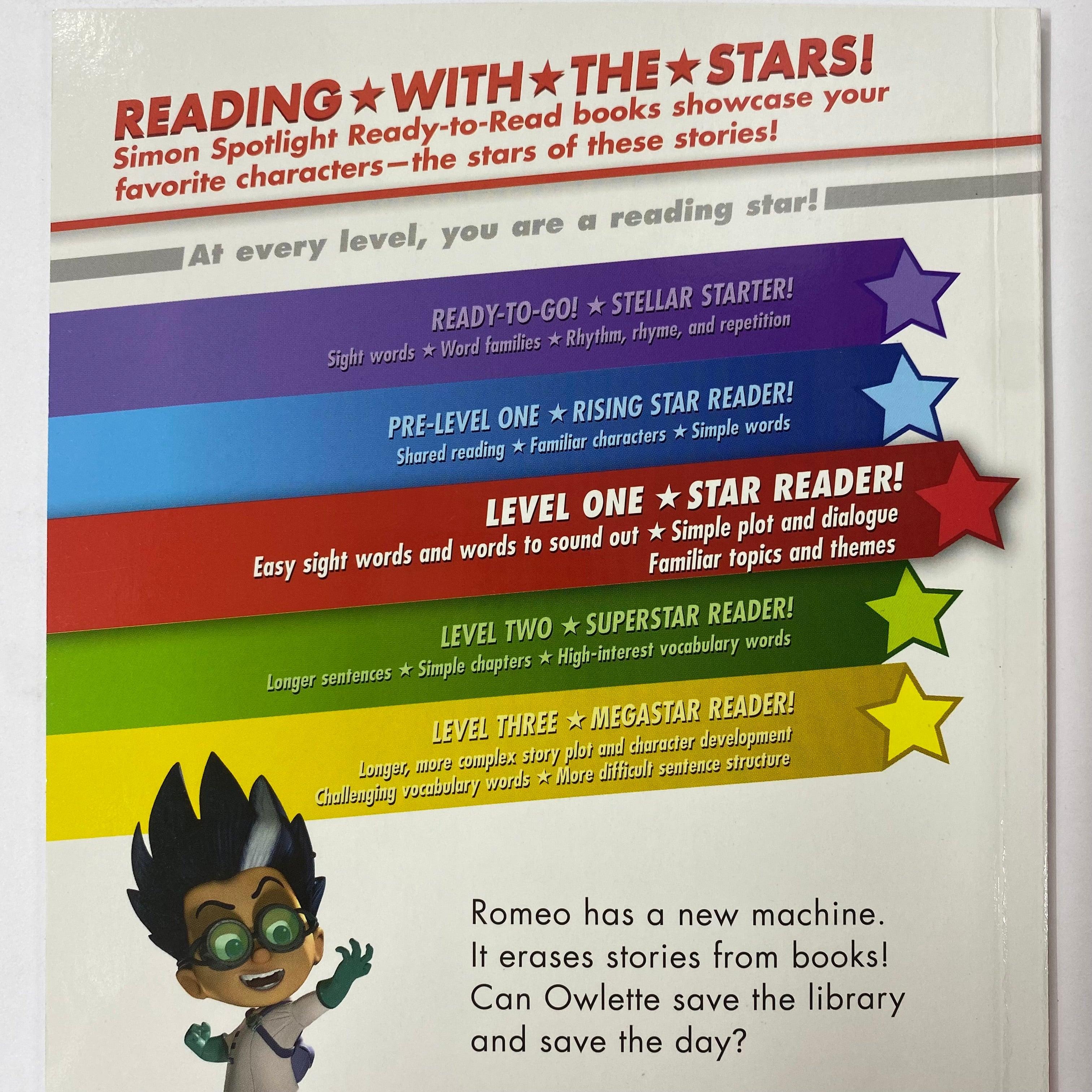 Ready To Read Level 1 - PJ Masks Save The Library! - Spectrawide Bookstore