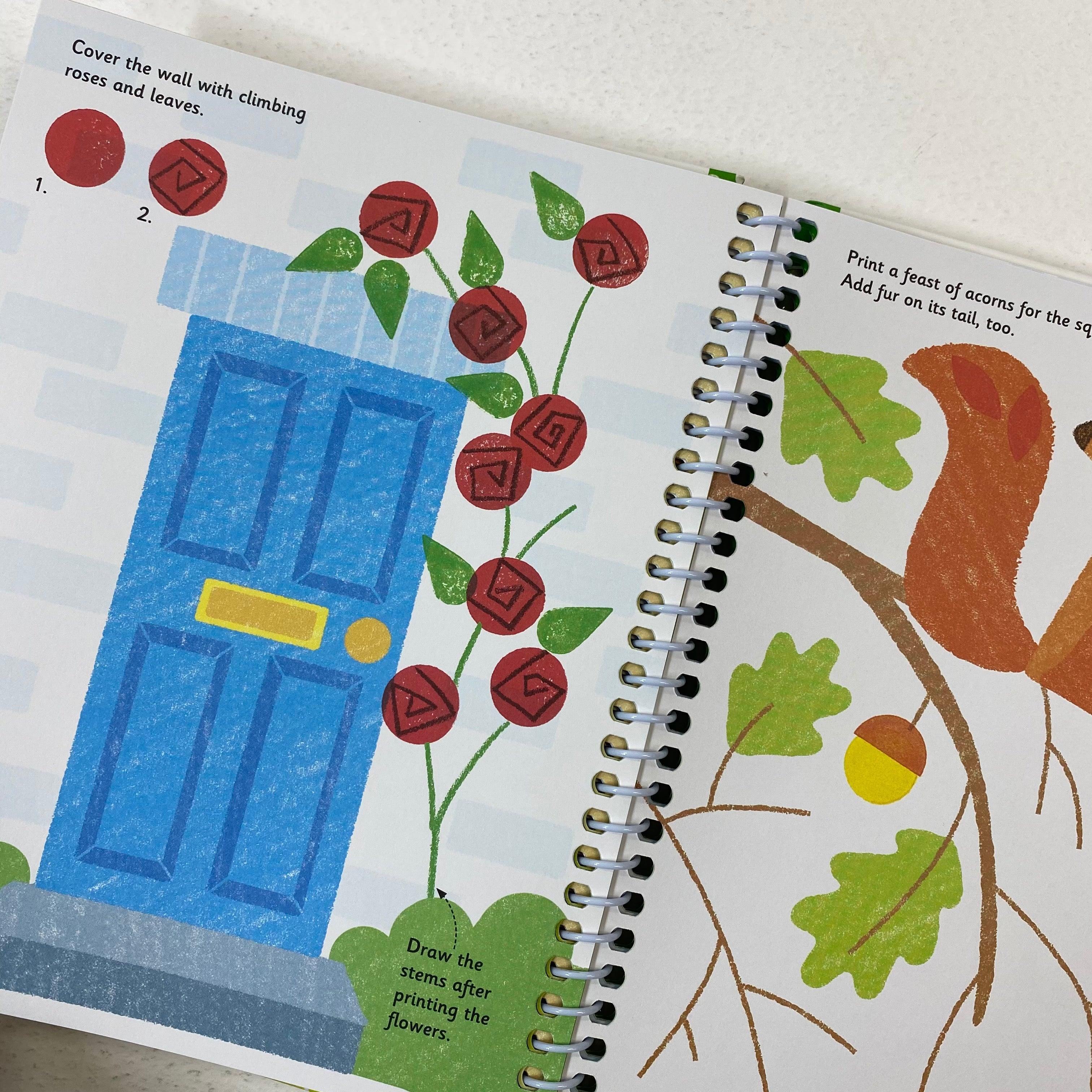 USBORNE - Rubber Stamp Activities Garden - Spectrawide Bookstore