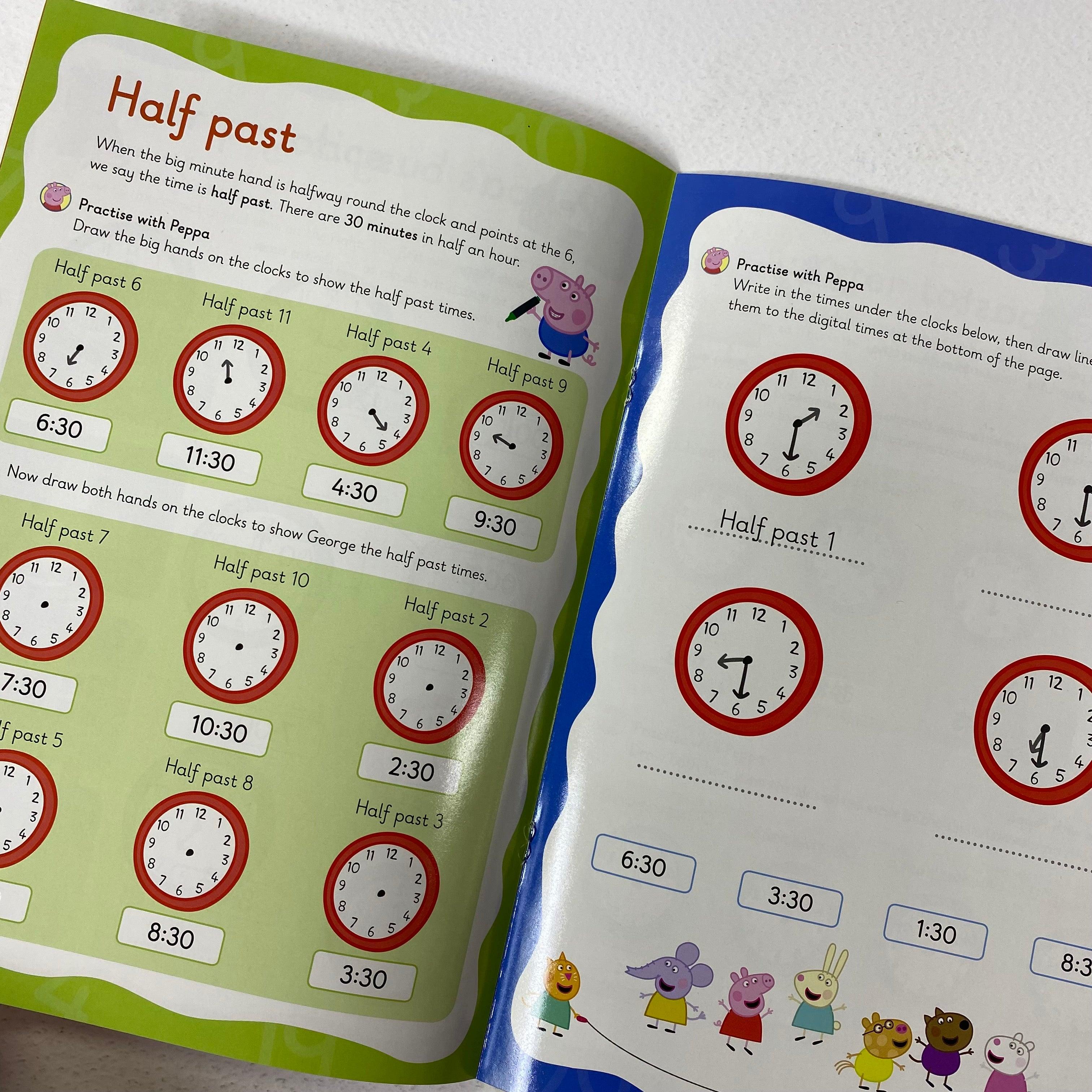 Practise Peppa Pig With Peppa - Wipe-Clean Telling The Time - Spectrawide Bookstore