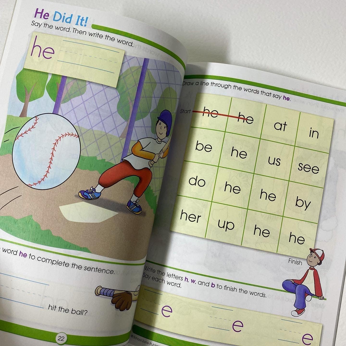その他 My Big Book of Words fun and adventures School Zone An I know It! Book Sight Word Fun Ages 6-7