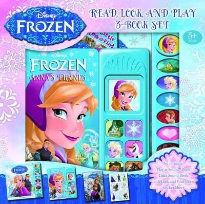 DISNEY FROZEN - READ, LOOK, AND PLAY 3-BOOK SET (Sound Book) - Spectrawide Bookstore