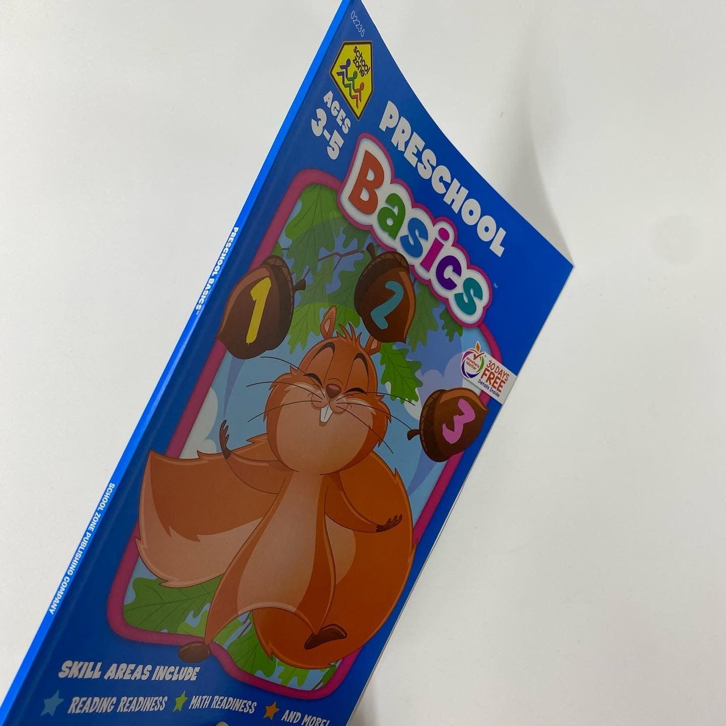 School Zone Preschool Basics Ages 3-5 - Spectrawide Bookstore