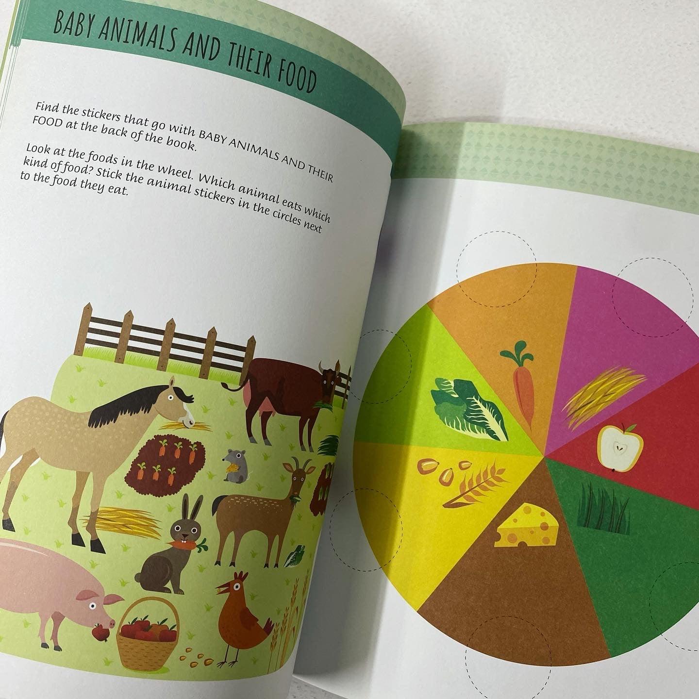 The Montessori Method - Farm A Preschool Activity Book - Spectrawide Bookstore