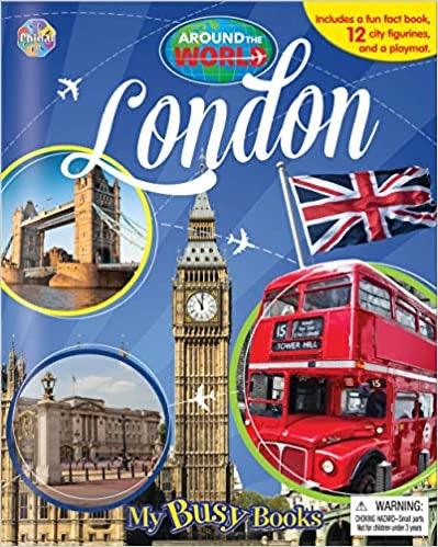 Around the World LONDON-My Busy Books (includes board book box with 12 city figurines) - Spectrawide Bookstore