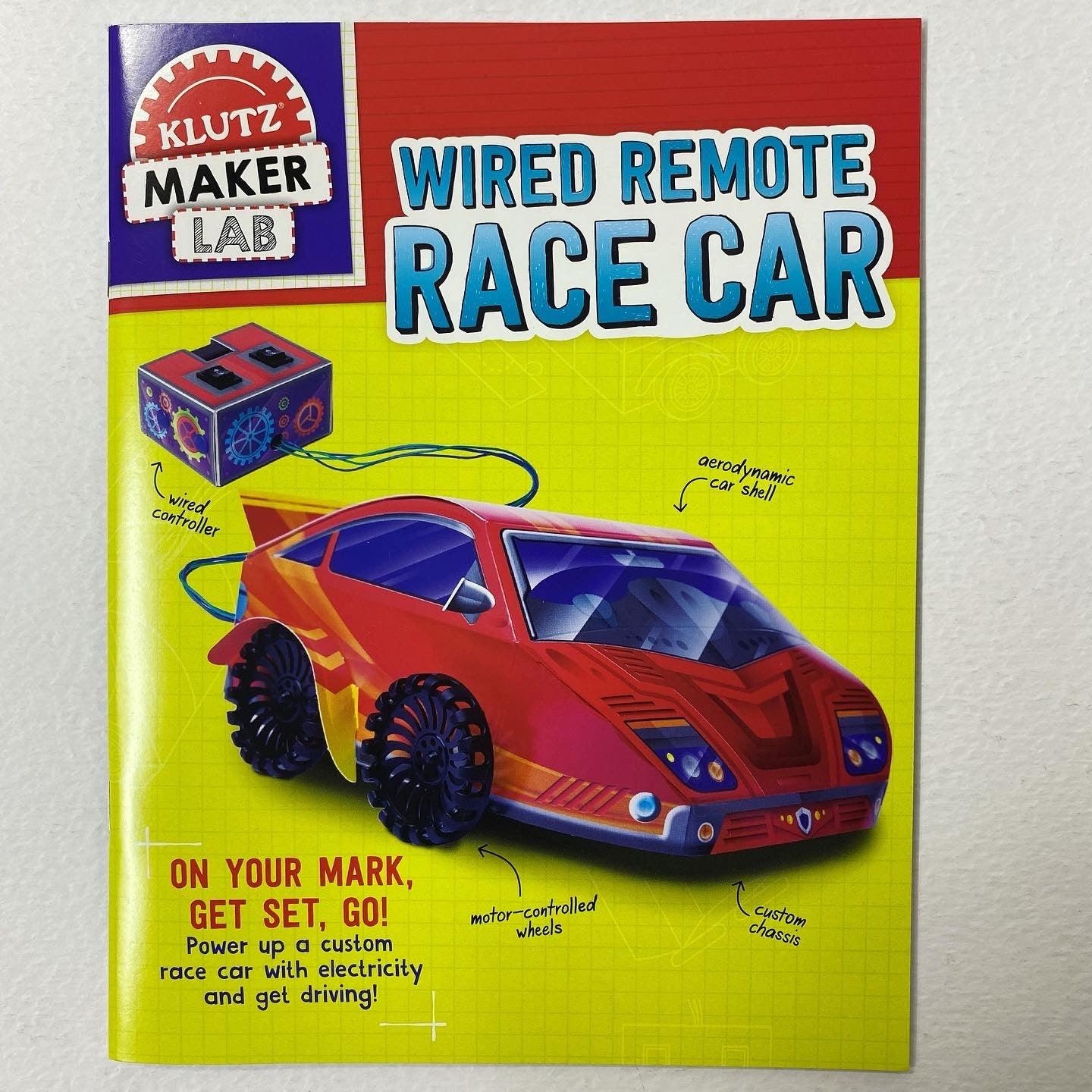 WIRED REMOTE RACE CAR Book & Maker Kit - Spectrawide Bookstore