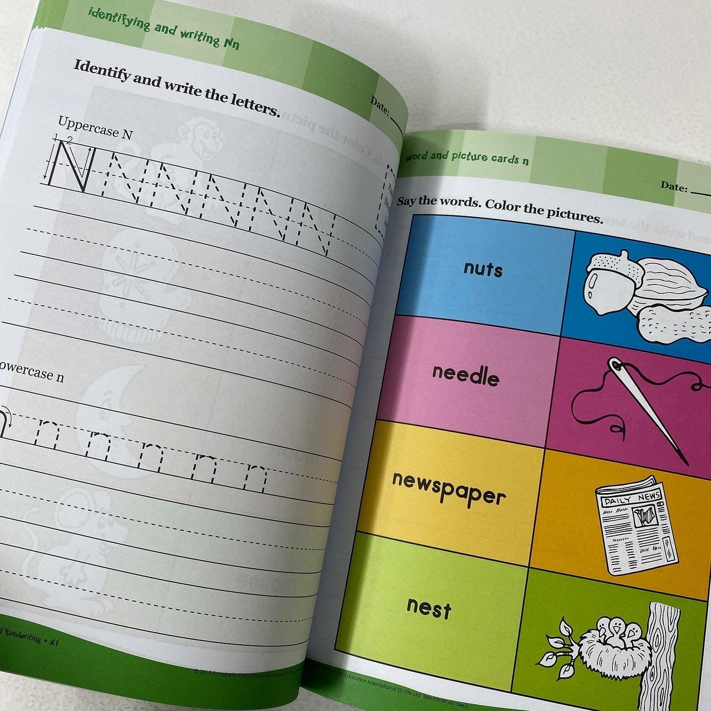 Scholastic Learning Express K1 English Alphabet and Handwriting - Spectrawide Bookstore