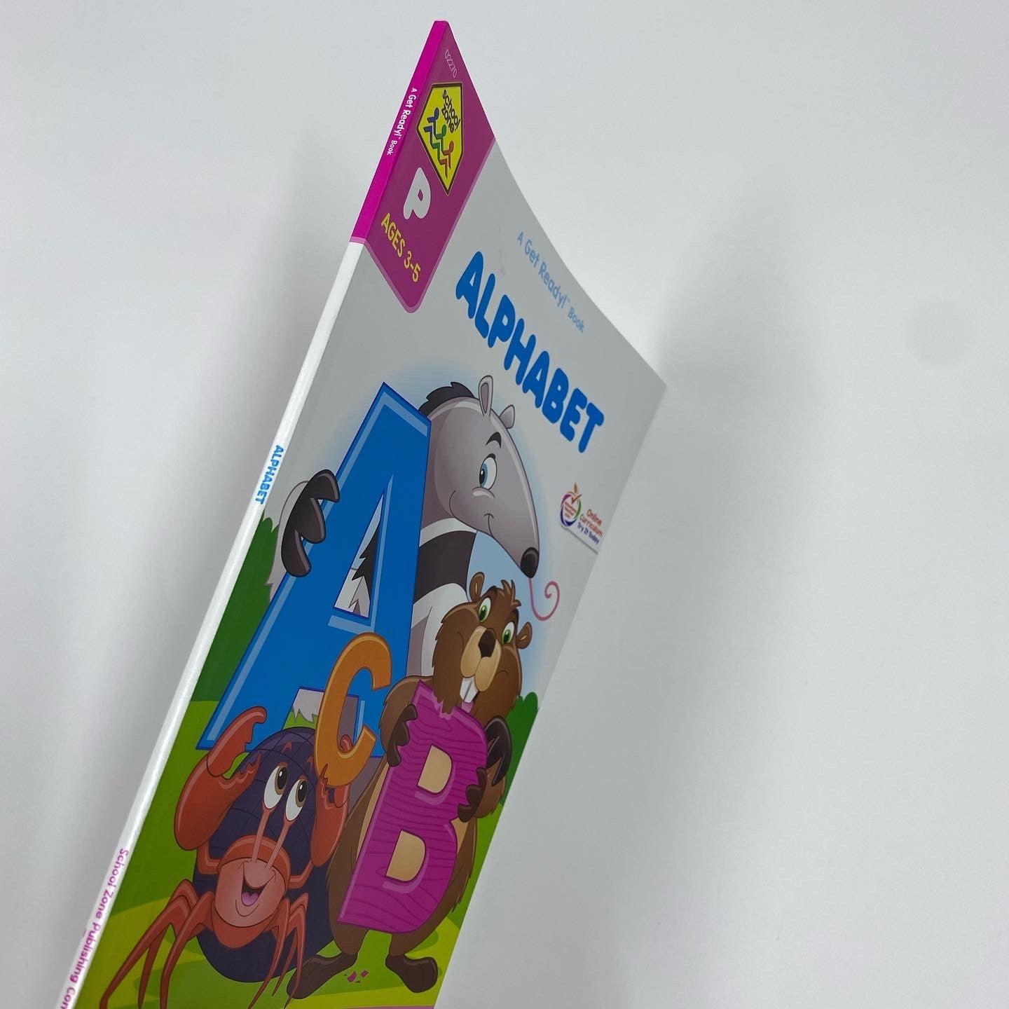 School Zone A Get Ready! Book Alphabet Ages 3-5 - Spectrawide Bookstore