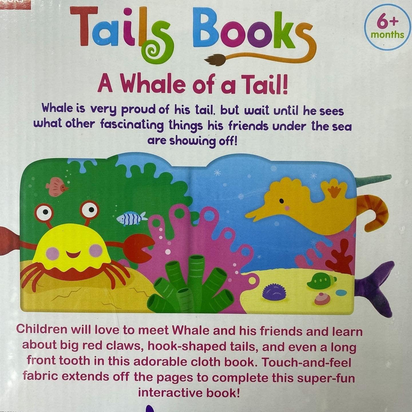 Tails Book - A whale Of Tail! - Cloth Book 6+ Months (In a box) - كتاب