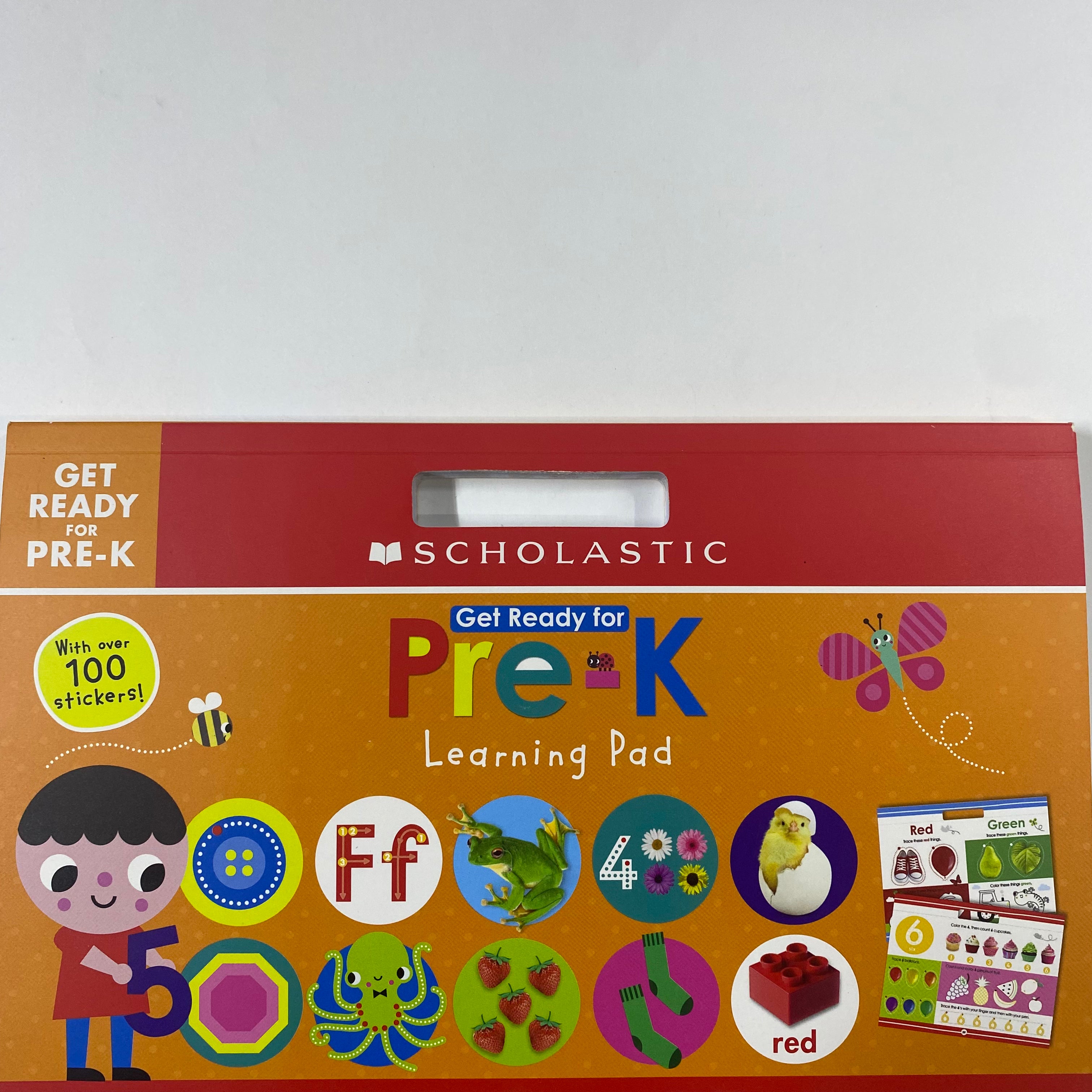 Scholastic - Get Ready for Pre-k Learning Pad - Spectrawide Bookstore