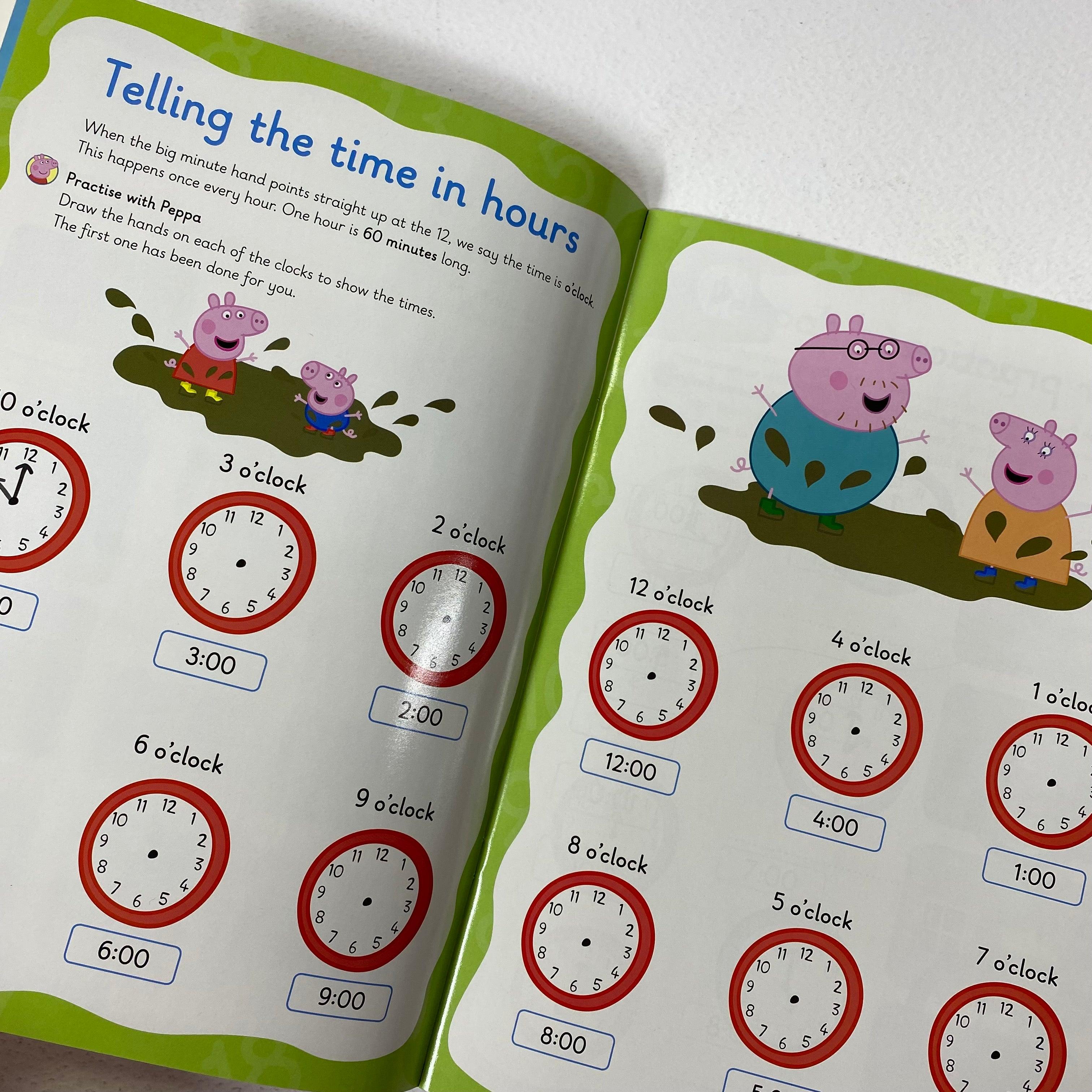 Practise Peppa Pig With Peppa - Wipe-Clean Telling The Time - Spectrawide Bookstore