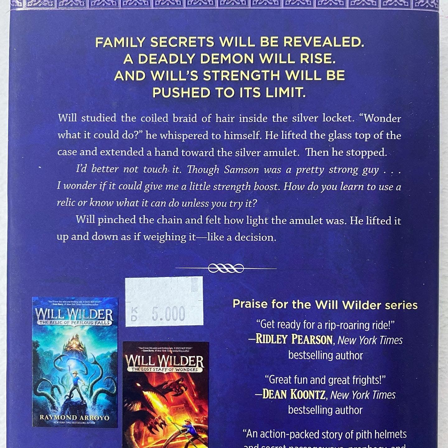 Will Wilder #3 - The Amulet of Power - Spectrawide Bookstore