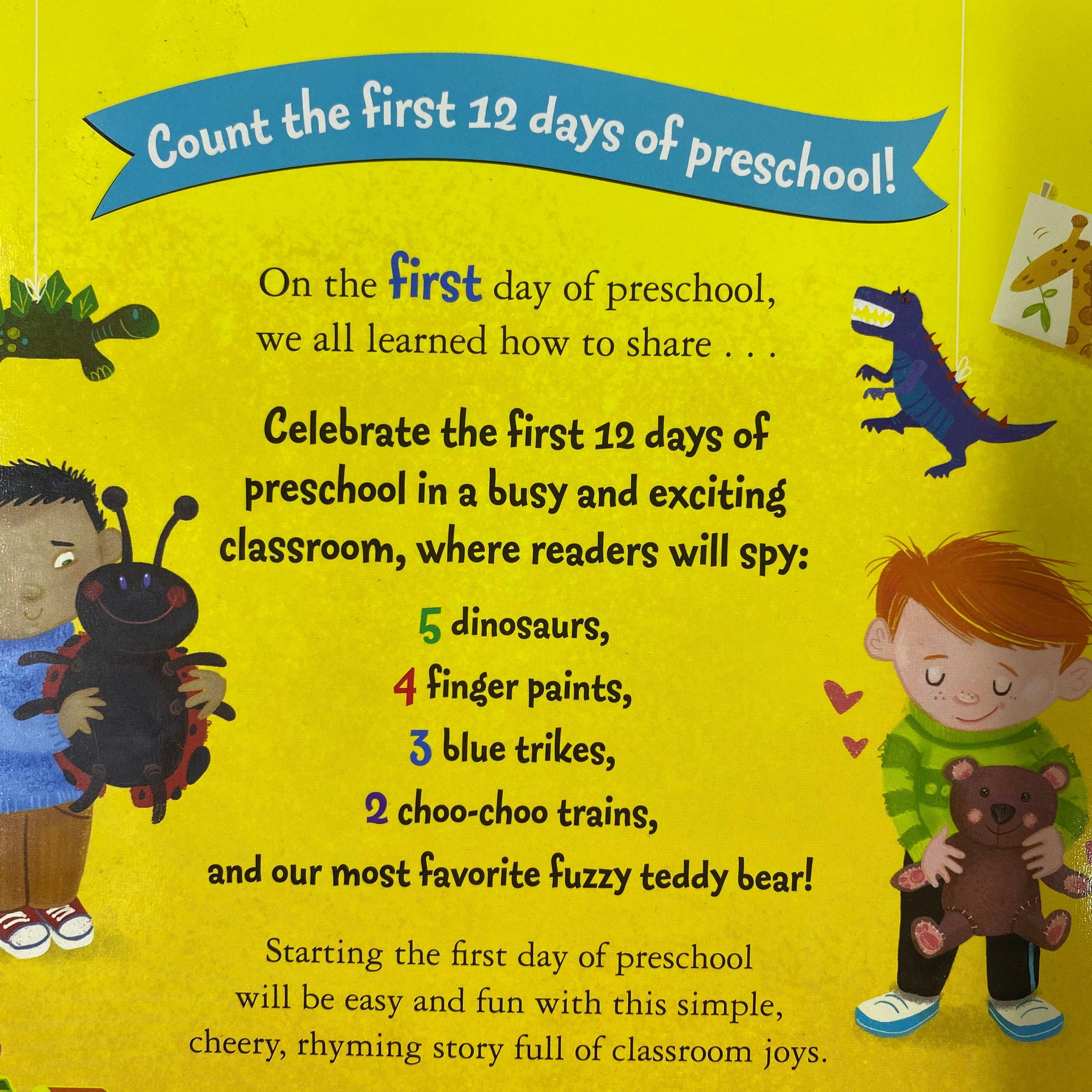 12 Days of Preschool - Count The First Days Of Preschool - Spectrawide Bookstore
