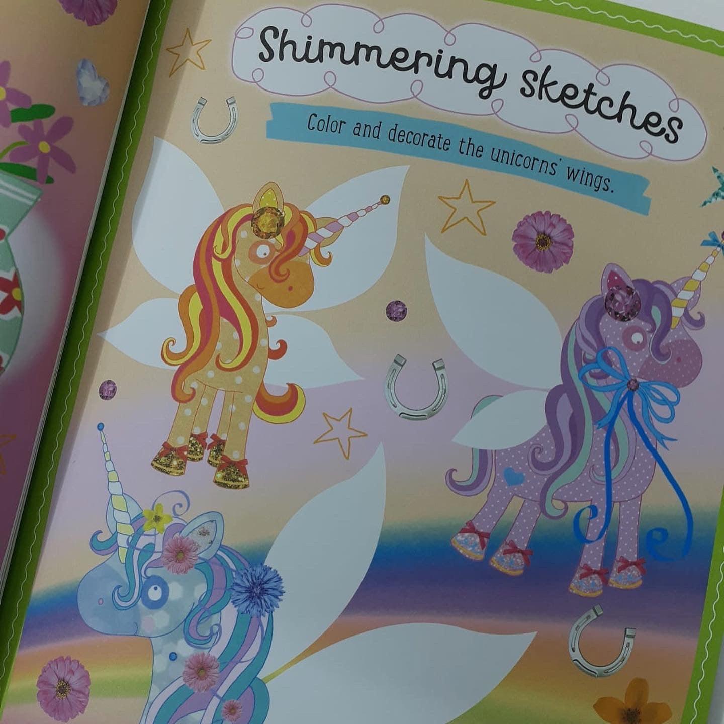 I Love Unicorns Puffy Stickers - Spectrawide Bookstore