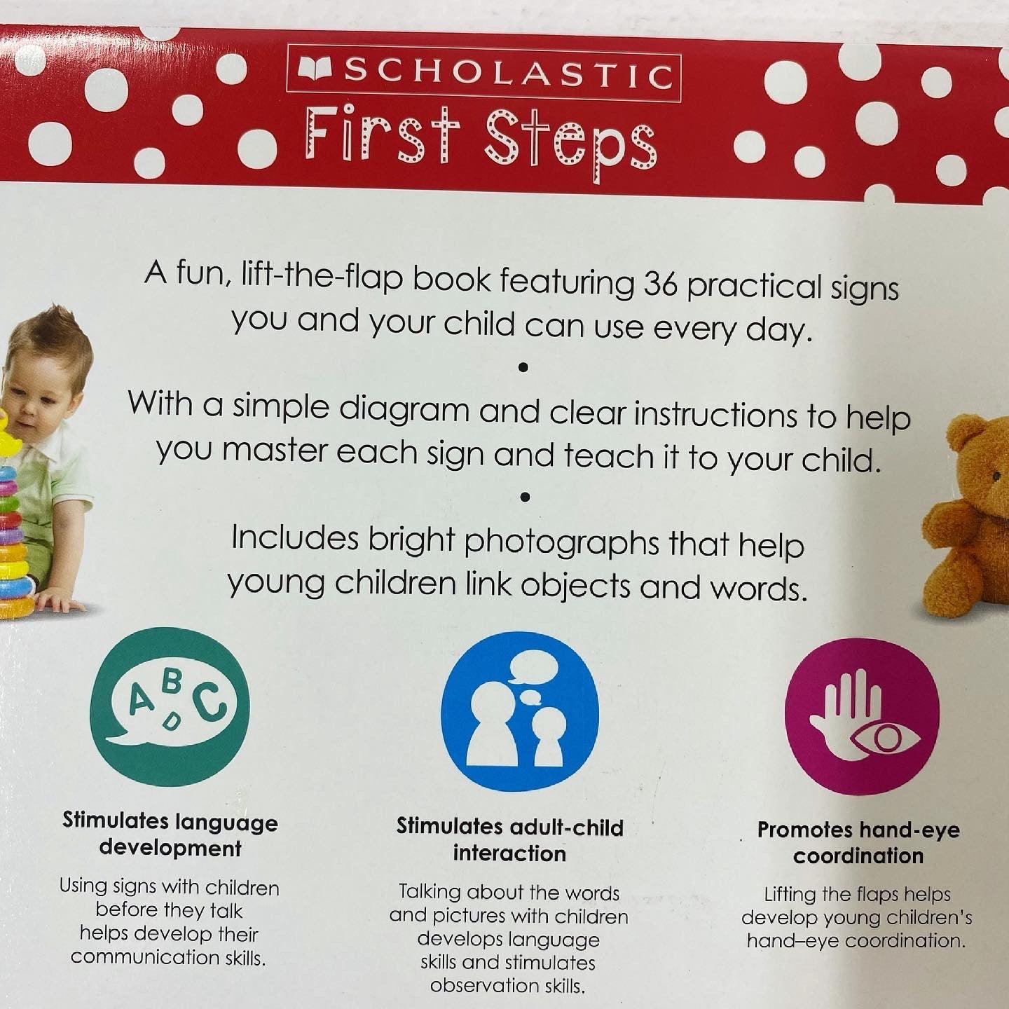 Scholastic Early Learners-My First-First Words Baby Signing - Spectrawide Bookstore