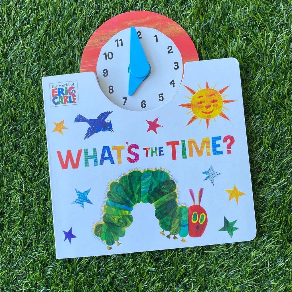 The World of Eric Carle: What's the Time? Board Book with Clock - Spectrawide Bookstore