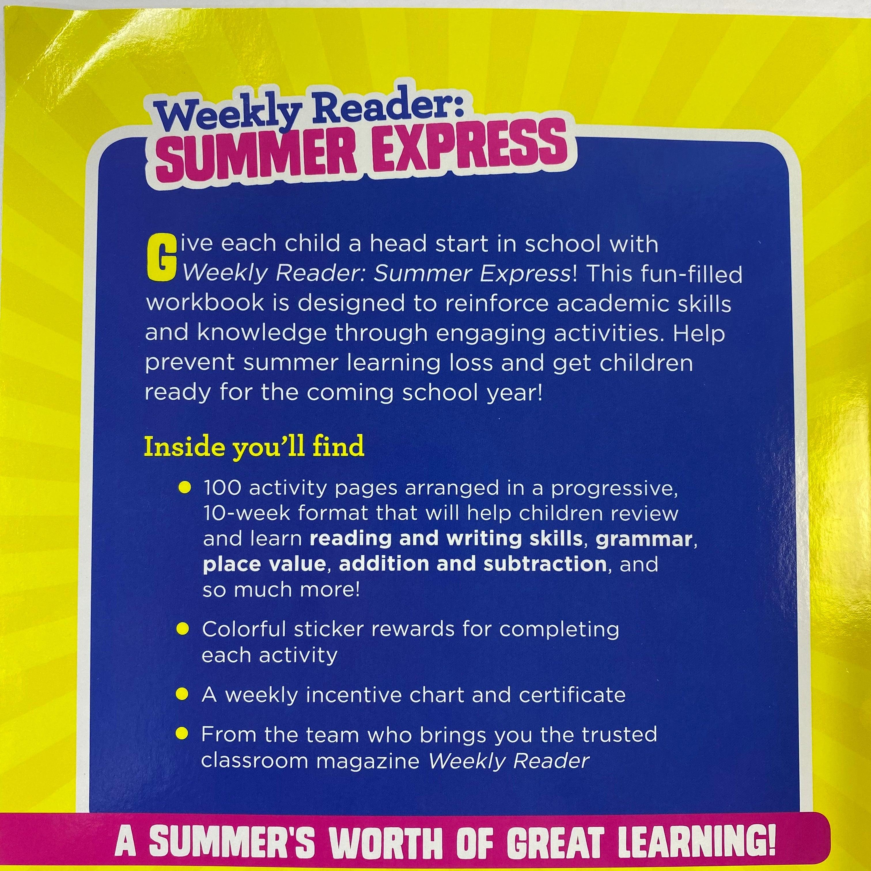 Weekly Reader-Summer Express - Between Grades 1 & 2 Workbook - Spectrawide Bookstore