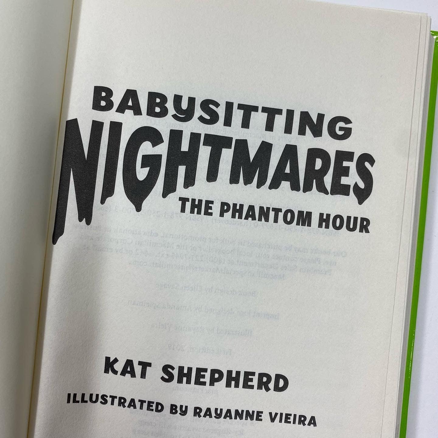 Babysitting Nightmares - The Phantom Hour #2 - Spectrawide Bookstore