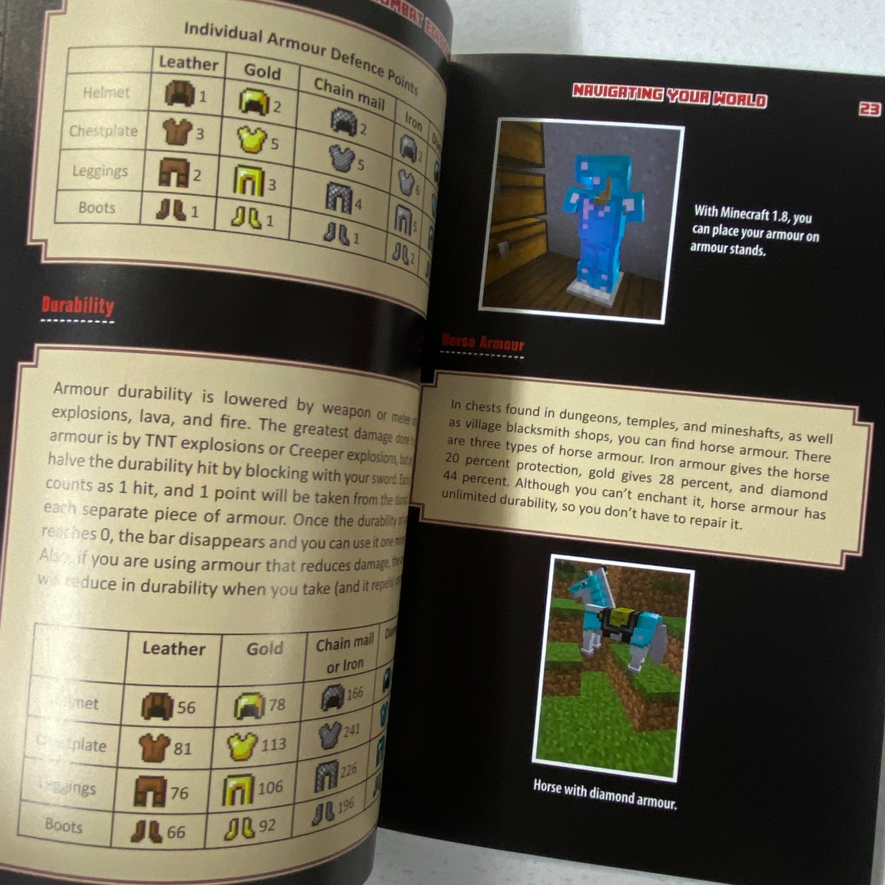 AN UNOFFICIAL MINECRAFTER’S GUIDE - COMBAT EDITION - HACKS FOR MINECRAFTERS - Spectrawide Bookstore